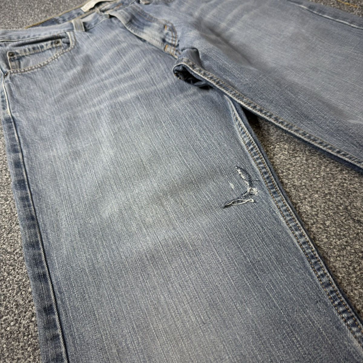 Hysteric Glamour Archives y2k Wide Leg Levis 569 Loose Fade Washed Denim Size US 29 - 4 Thumbnail