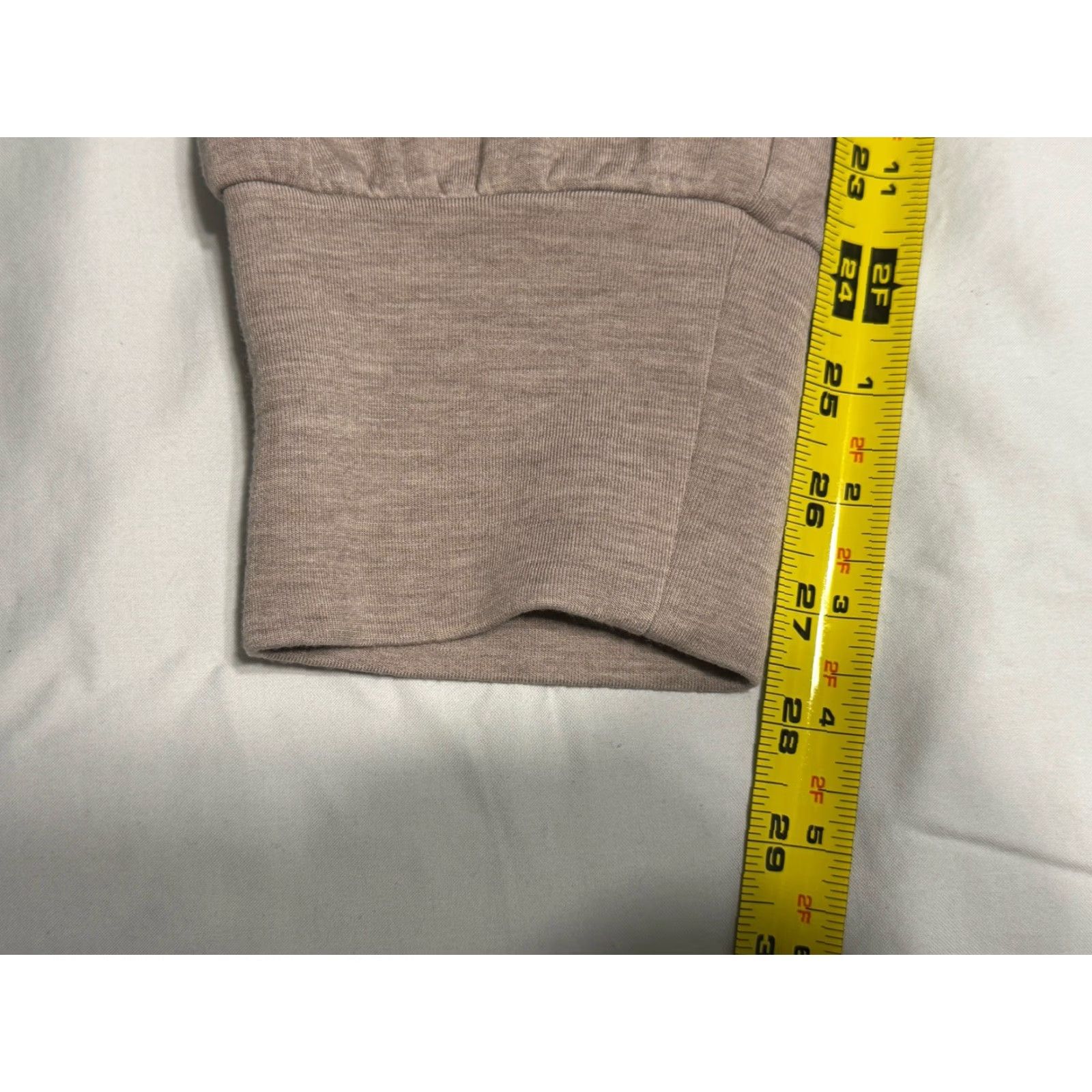 Varley Varley Pants Women Beige Doublesoft Slim Cuff Pant Athleisure Lounge Small Beig Size 28" / US 6 / IT 42 - 3 Thumbnail