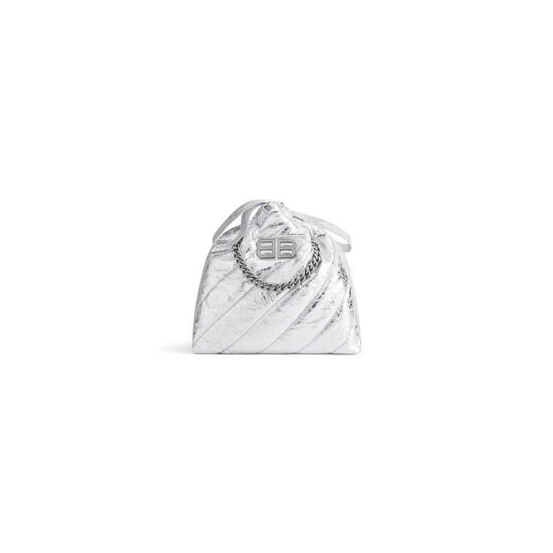 Balenciaga o1srvl11e1125 Size: OS / Crush Small Tote Bag Metallized Size ONE SIZE - 4 Thumbnail