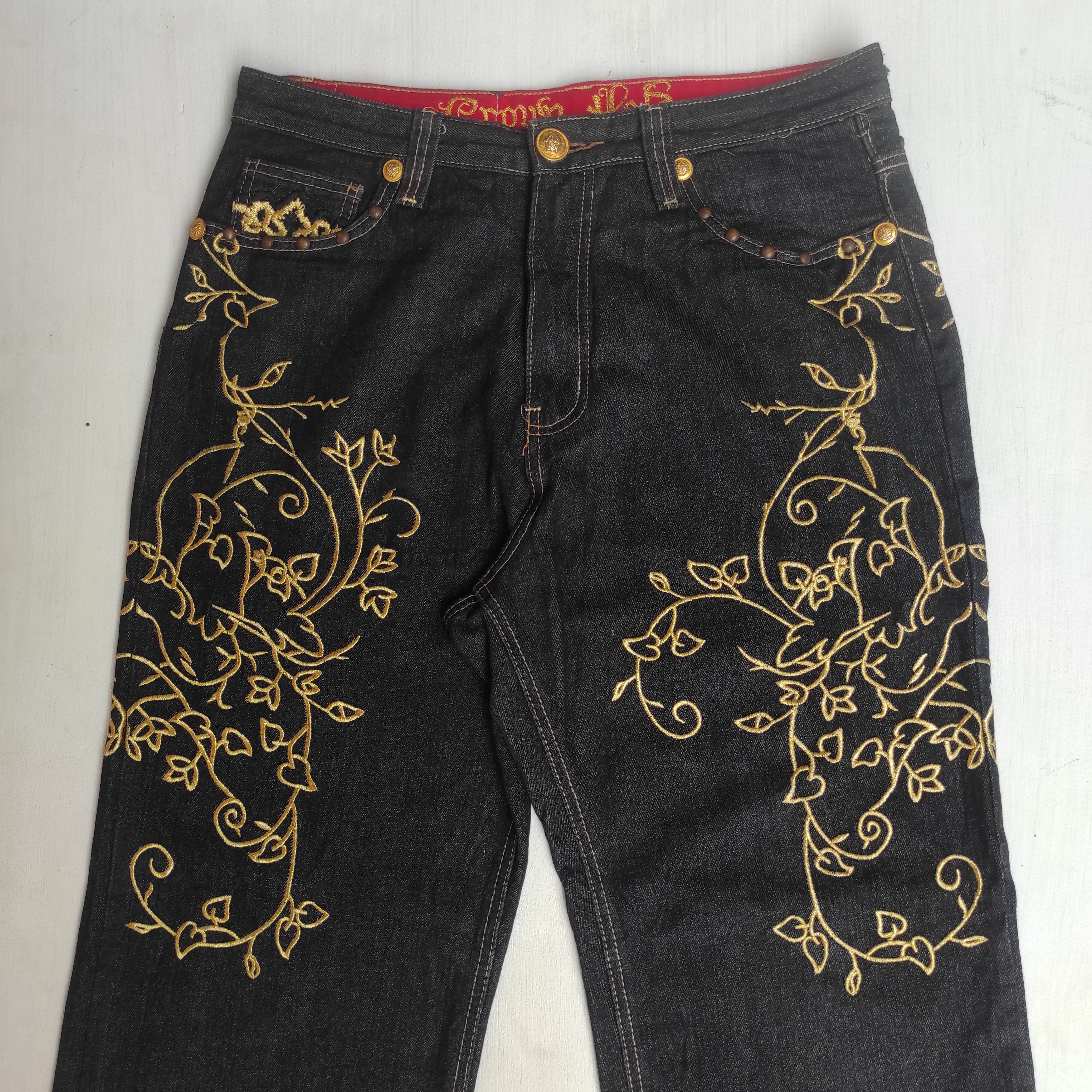 Hysteric Glamour Japanese Brand CROWN HOLDER Baggy Oversized Embroidery Size US 34 / EU 50 - 3 Thumbnail