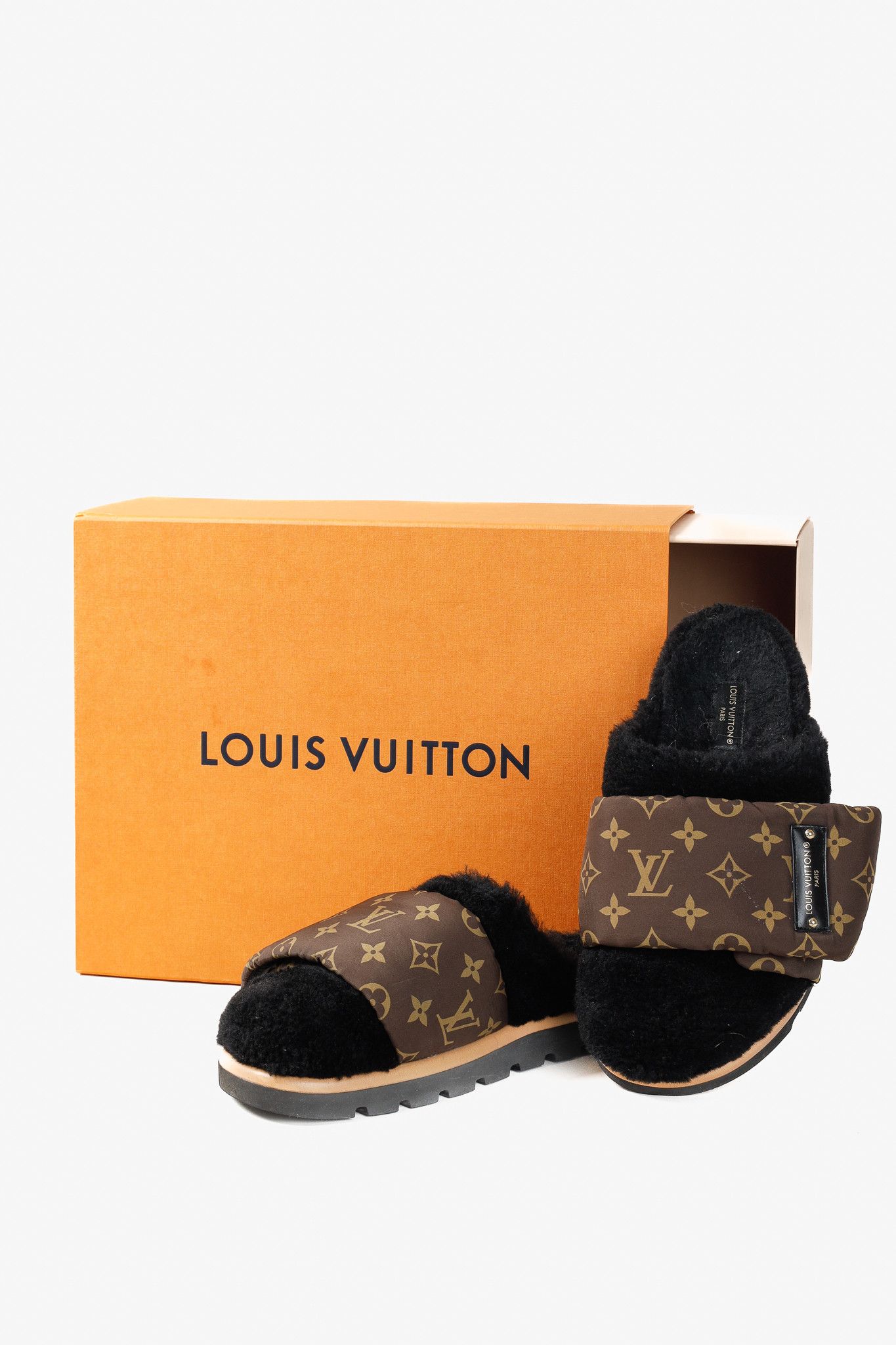 Louis Vuitton Louis Vuitton 2022 Pool Pillow Comfort Shearling Mules Size US 8.5 / EU 41-42 - 12 Thumbnail