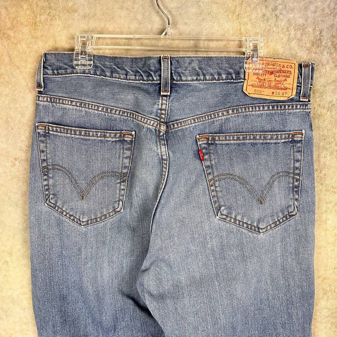 Levi's × Vintage Vintage Levis 559 Denim Jeans 36x30 Relaxed Fit Straight Size US 36 / EU 52 - 4 Thumbnail