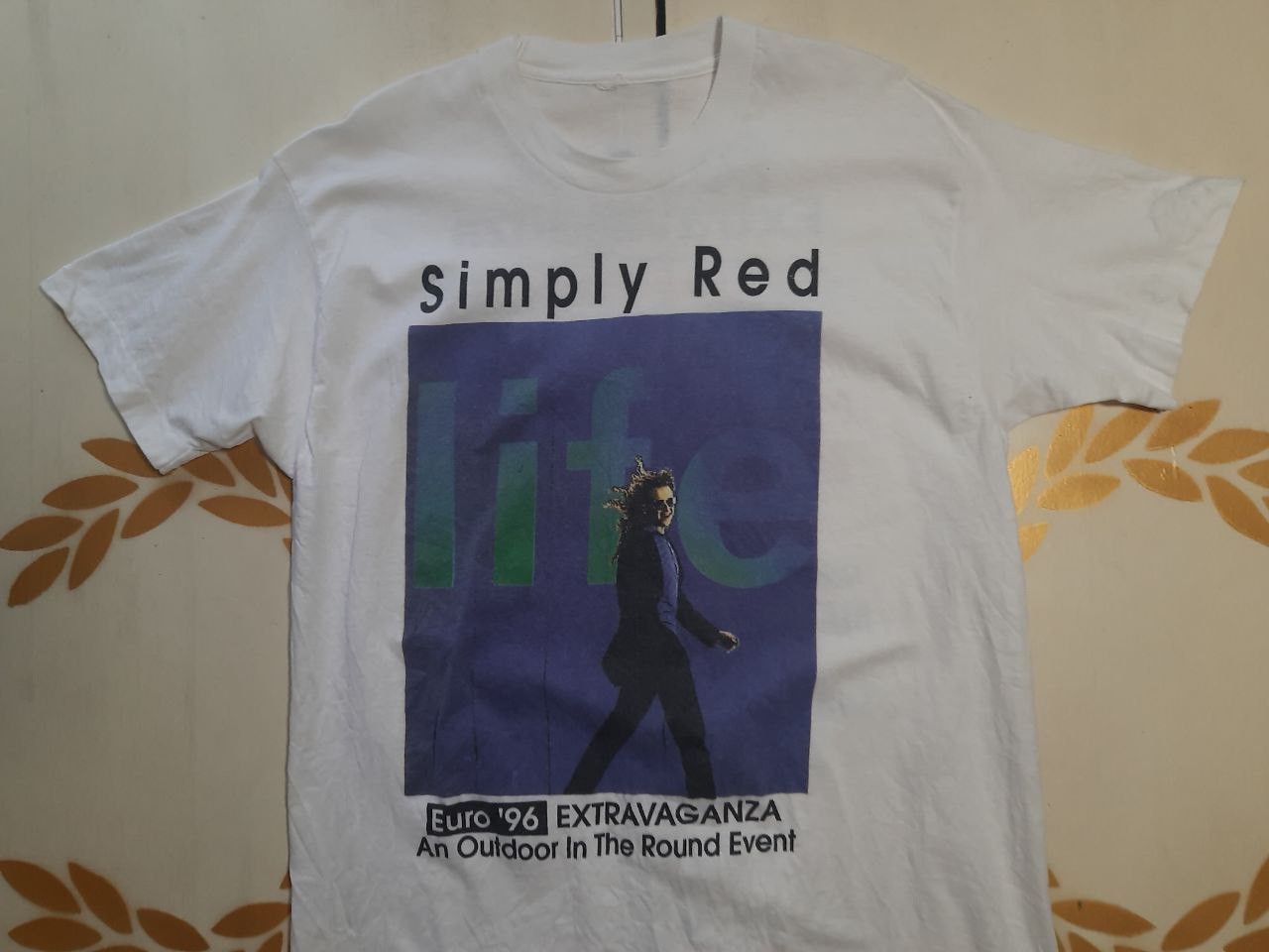 Band Tees × Vintage Simply Red Euro'96 Extravaganza T-Shirt 1996 Size US M / EU 48-50 / 2 - 6 Thumbnail