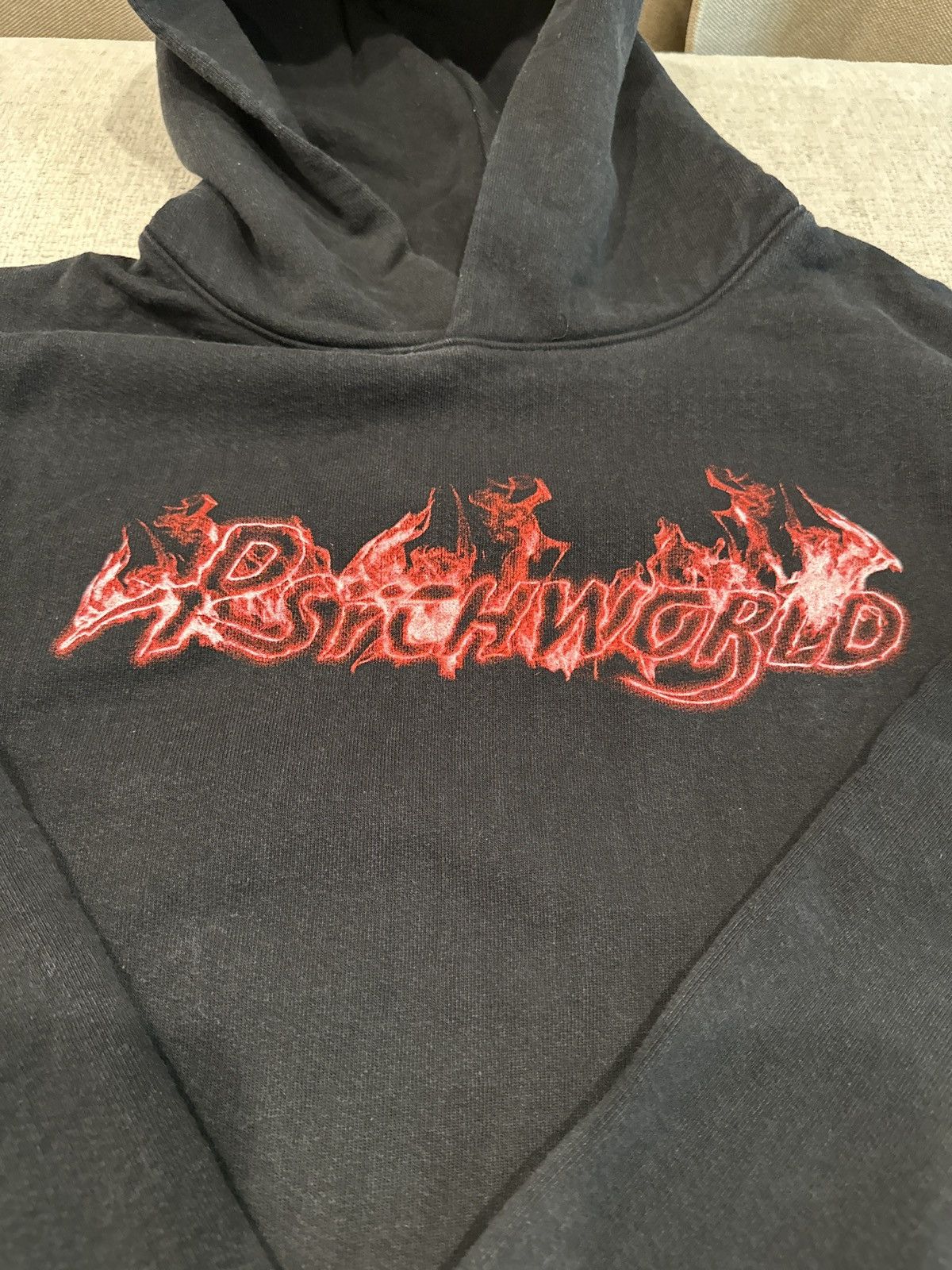 Psychworld Psychworld Flame Logo Hoodie - Black (Size Large) Size US L / EU 52-54 / 3 - 1 Thumbnail
