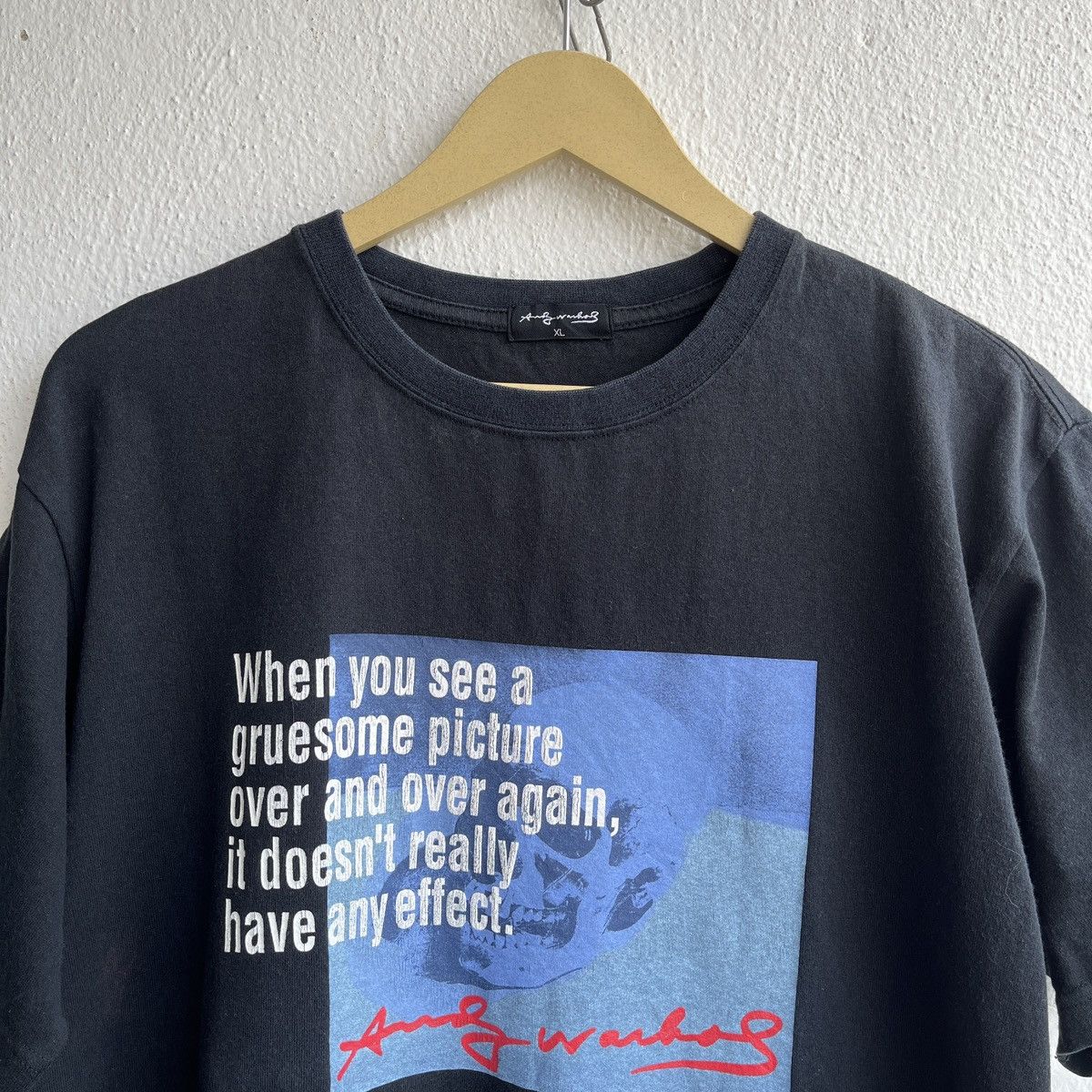 Andy Warhol ANDY WARHOL SKULL FRONT PRINTED TSHIRT UNIQLO Size US XL / EU 56 / 4 - 20 Thumbnail