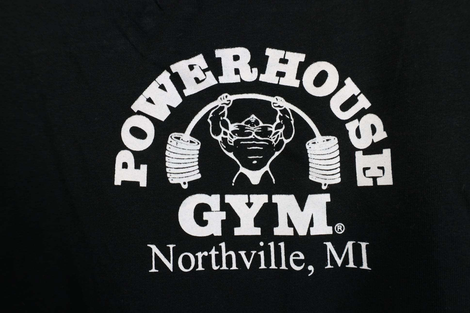 Vintage Deadstock Vintage Y2K Powerhouse Gym Bodybuilder T-Shirt Size US S / EU 44-46 / 1 - 11 Thumbnail