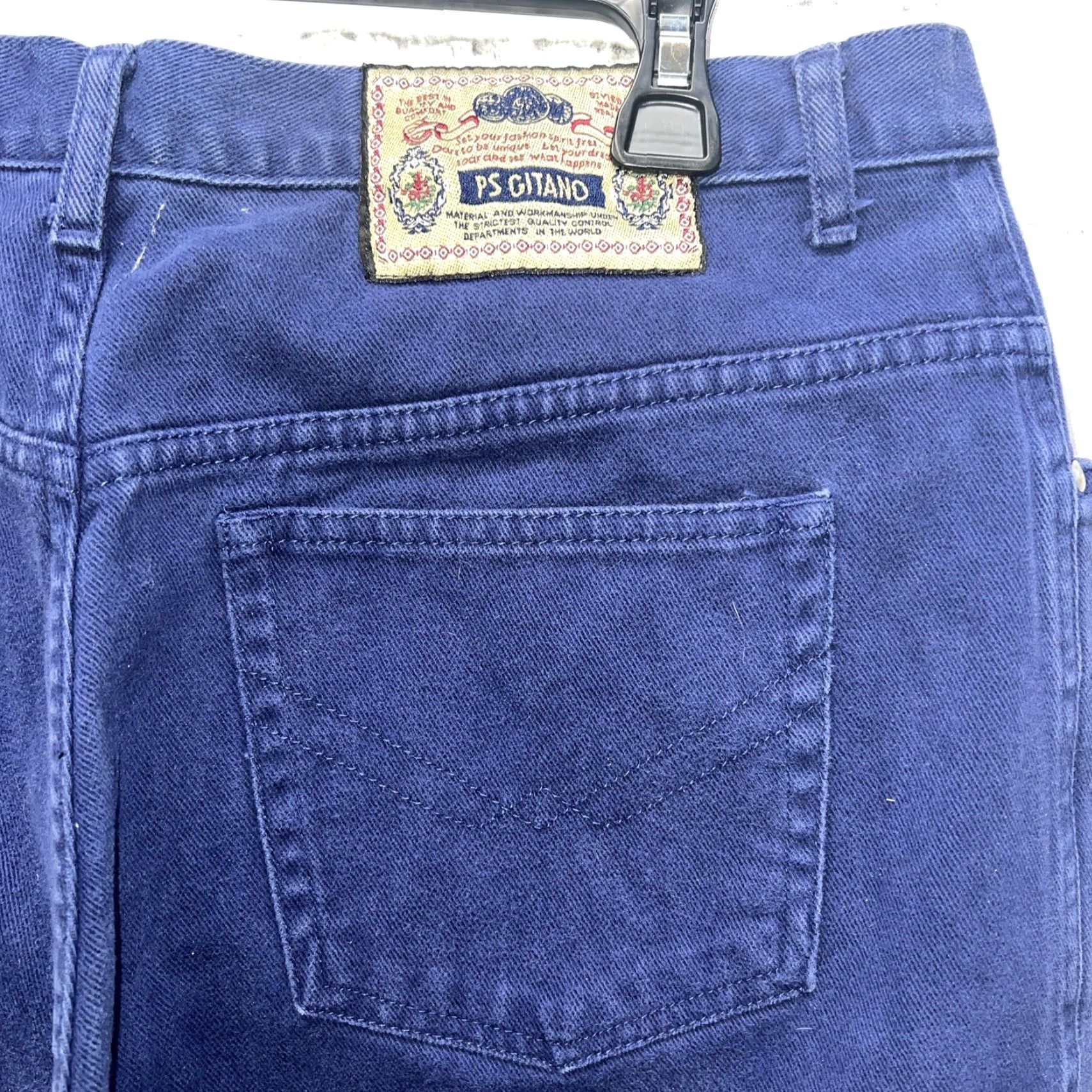 Vintage VINTAGE Gitano Men's Jeans Size 36 Blue Straight Fit 29 Inch Inseam Size US 36 / EU 52 - 4 Thumbnail