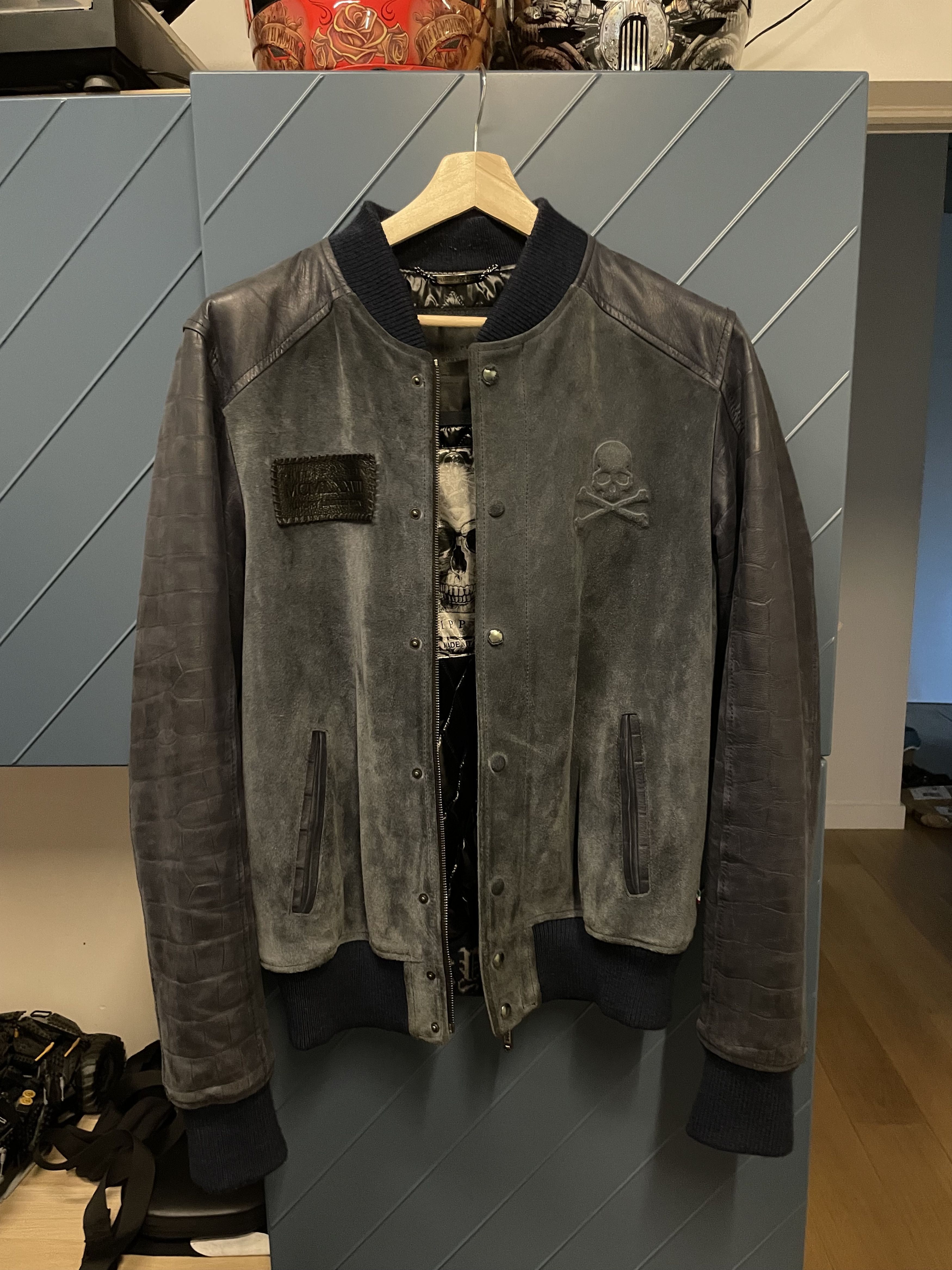 Philipp Plein Phillip Plein varsity suede Size US XXL / EU 58 / 5 - 1 Thumbnail