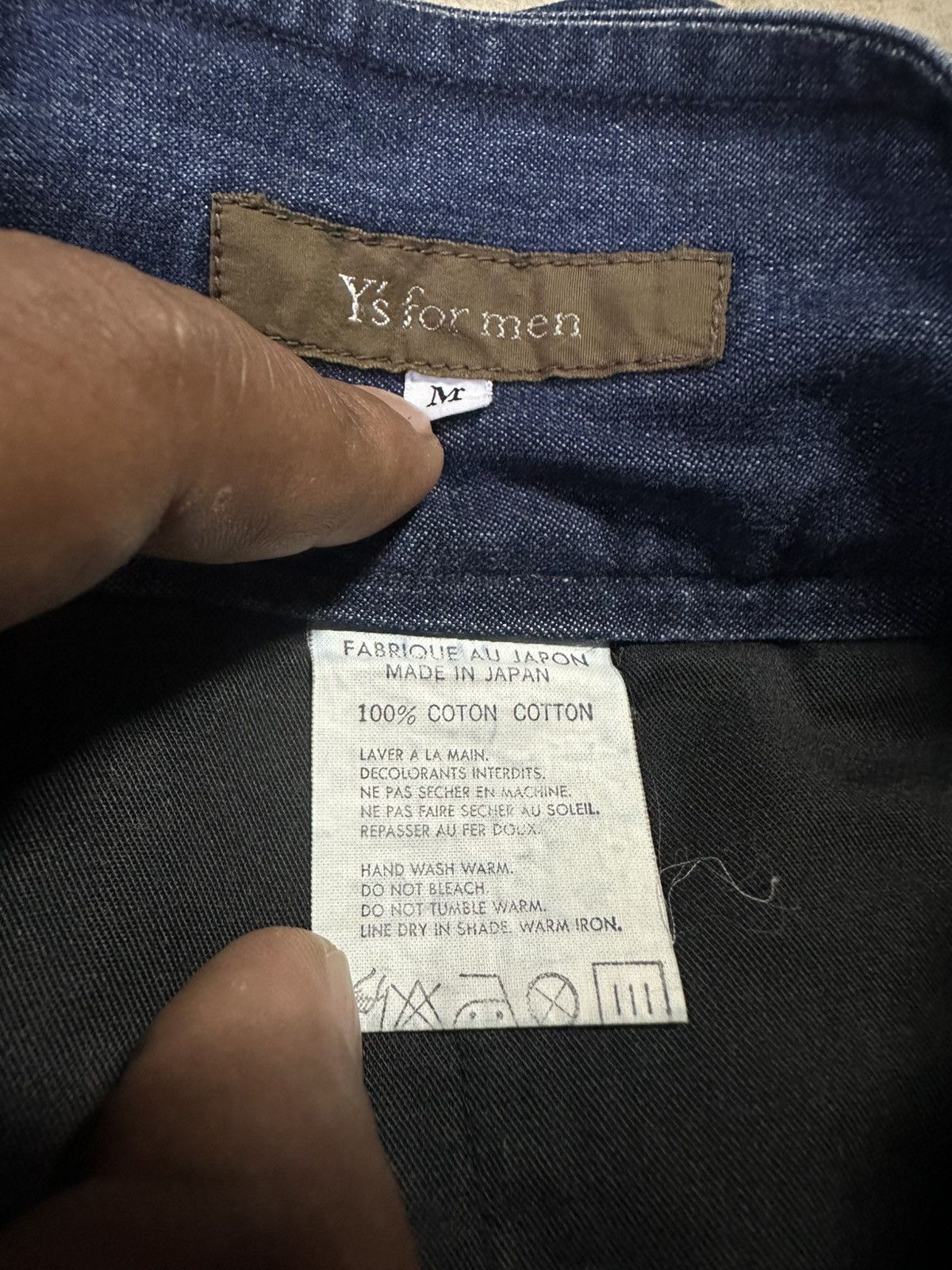 Yohji Yamamoto Archival Piece 80s Ys For Men Denim Drawstring Cargo Trouser Size US 32 / EU 48 - 13 Thumbnail