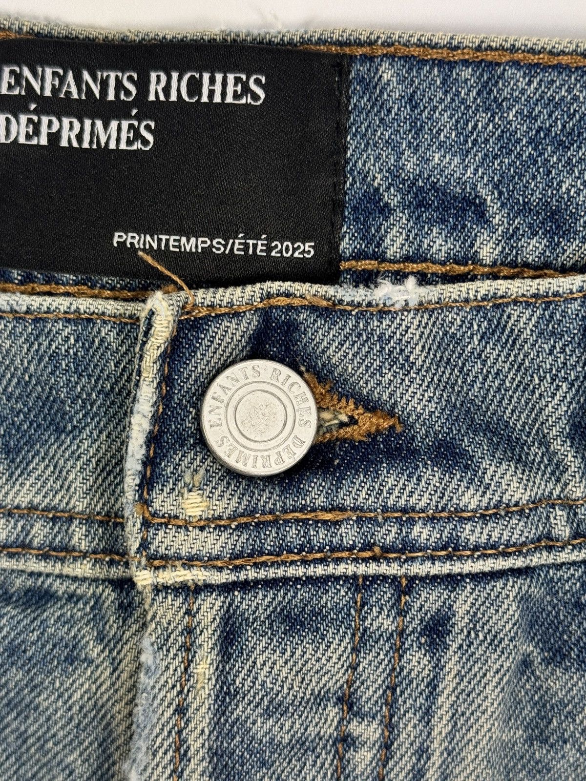 Enfants Riches Deprimes STRAIGHT LEG JEANS ANTIQUE LIGHT BLUE Size US 34 / EU 50 - 5 Thumbnail