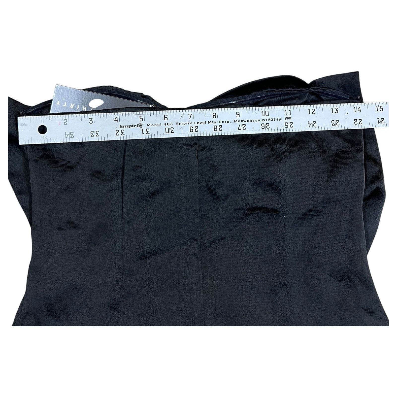 Other Thirty Thirty Mini Short Black Dress Satin Bow Strapless Size M / US 6-8 / IT 42-44 - 6 Thumbnail