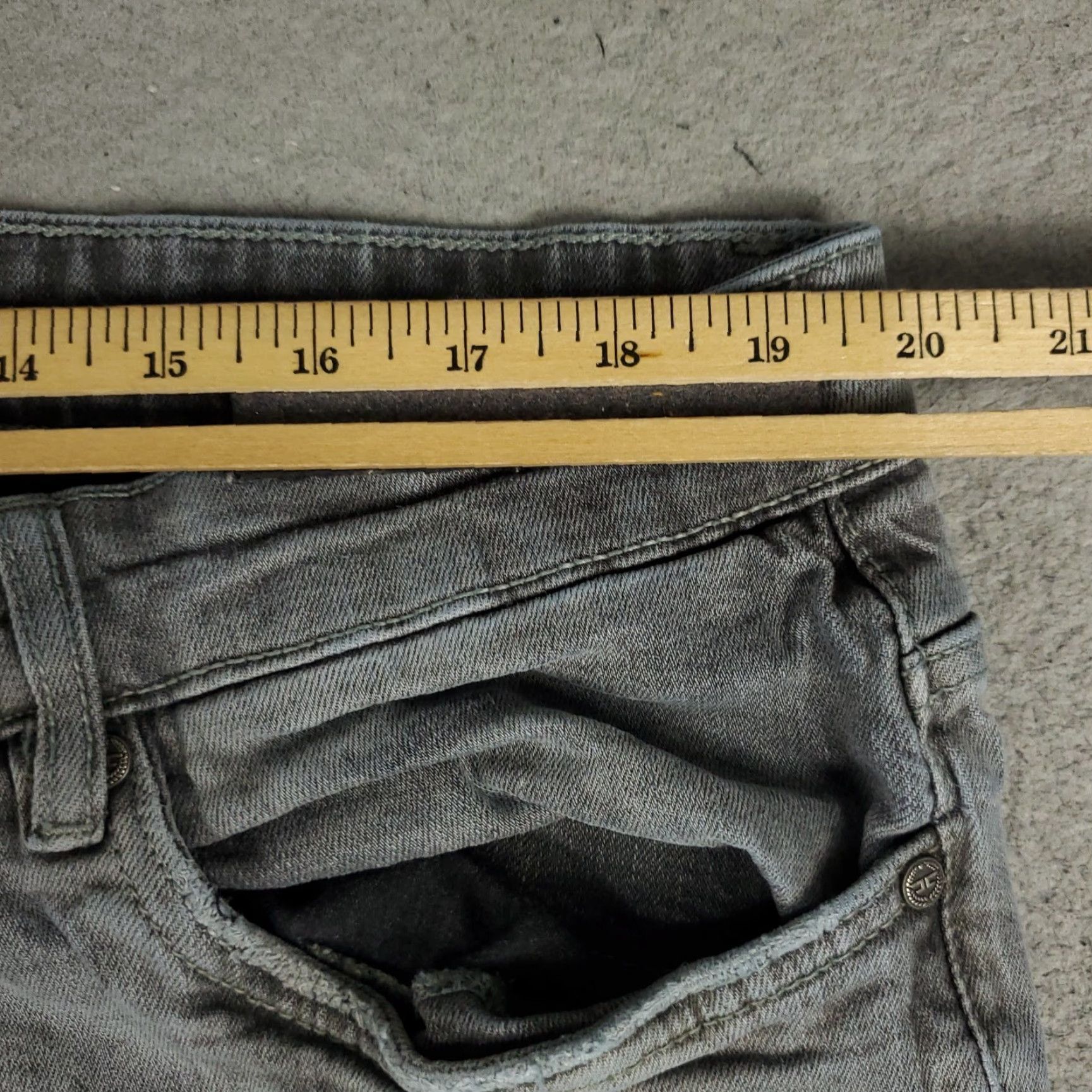 Jordan Craig Jordan Craig Jeans Men's 40x32 Gray Stretch Straight Denim Pants Size US 40 / EU 56 - 4 Thumbnail