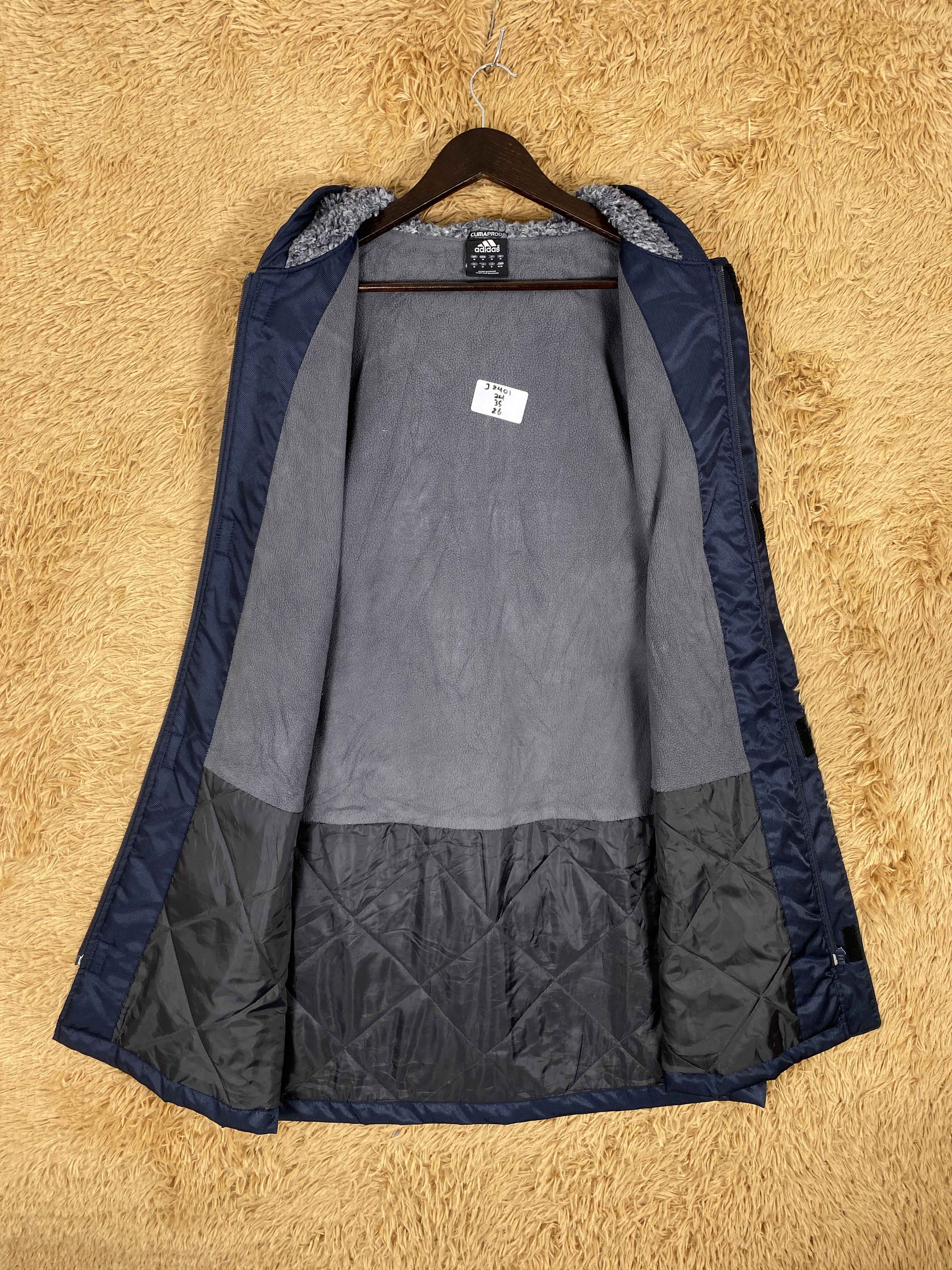 Adidas Vintage Adidas Hoodie Fleece Lining Jacket PJ2401 Size US M / EU 48-50 / 2 - 6 Thumbnail