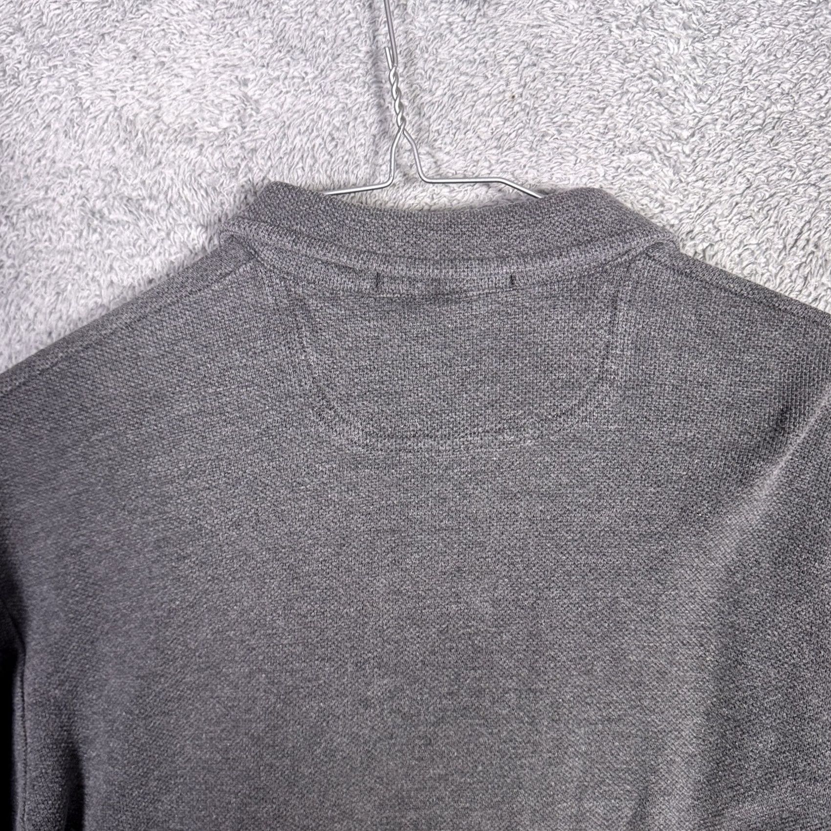Polo Ralph Lauren VINTAGE Polo Ralph Lauren Shirt Mens M Gray Rugby 90s Sweater Pocket Knit Pullover Size US M / EU 48-50 / 2 - 8 Thumbnail