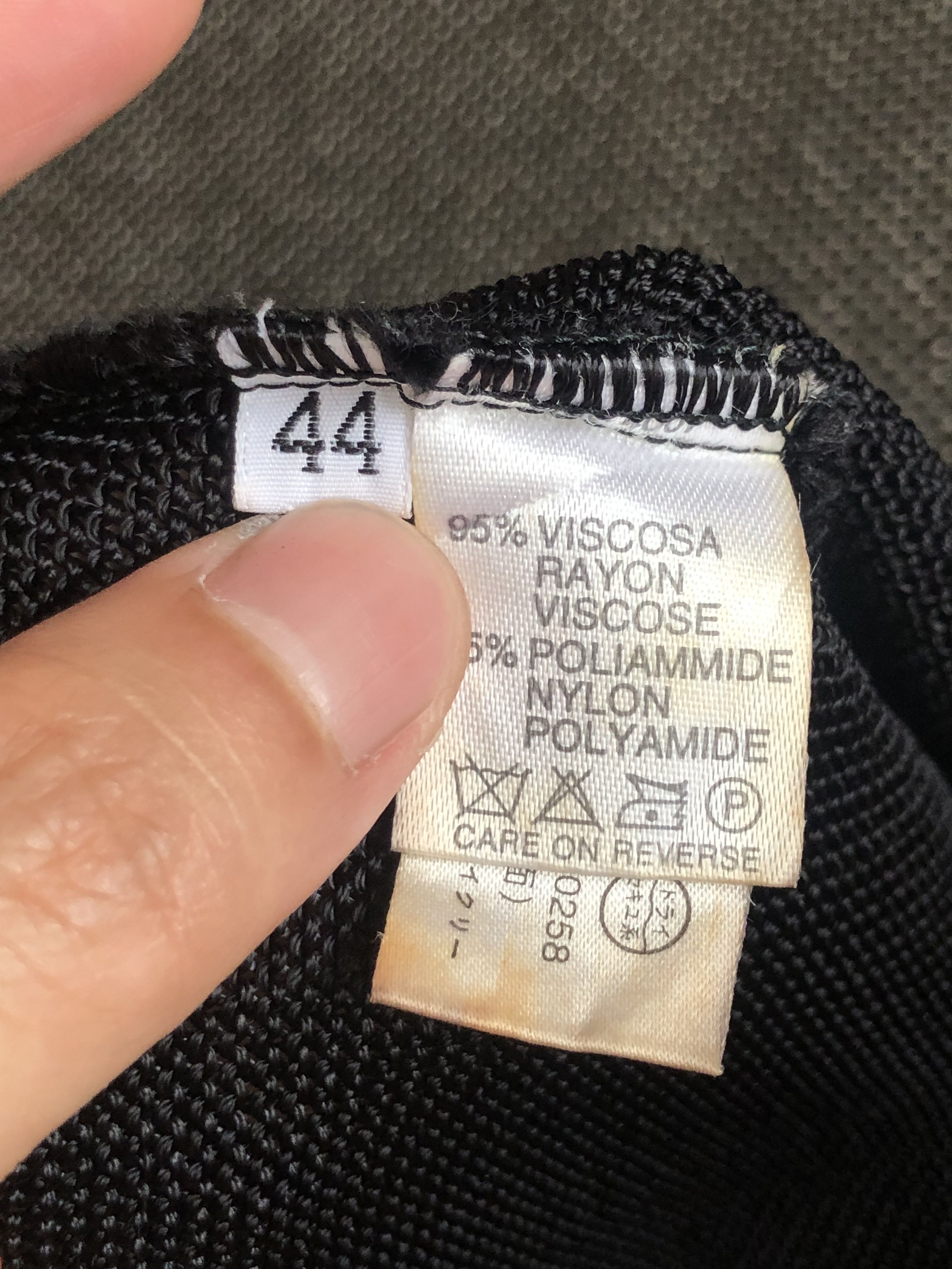 Vintage RARE🔥90’S ITALY RAYON KNIT TRANSPARENT VERSACE INSPIRED Size S / US 4 / IT 40 - 14 Thumbnail