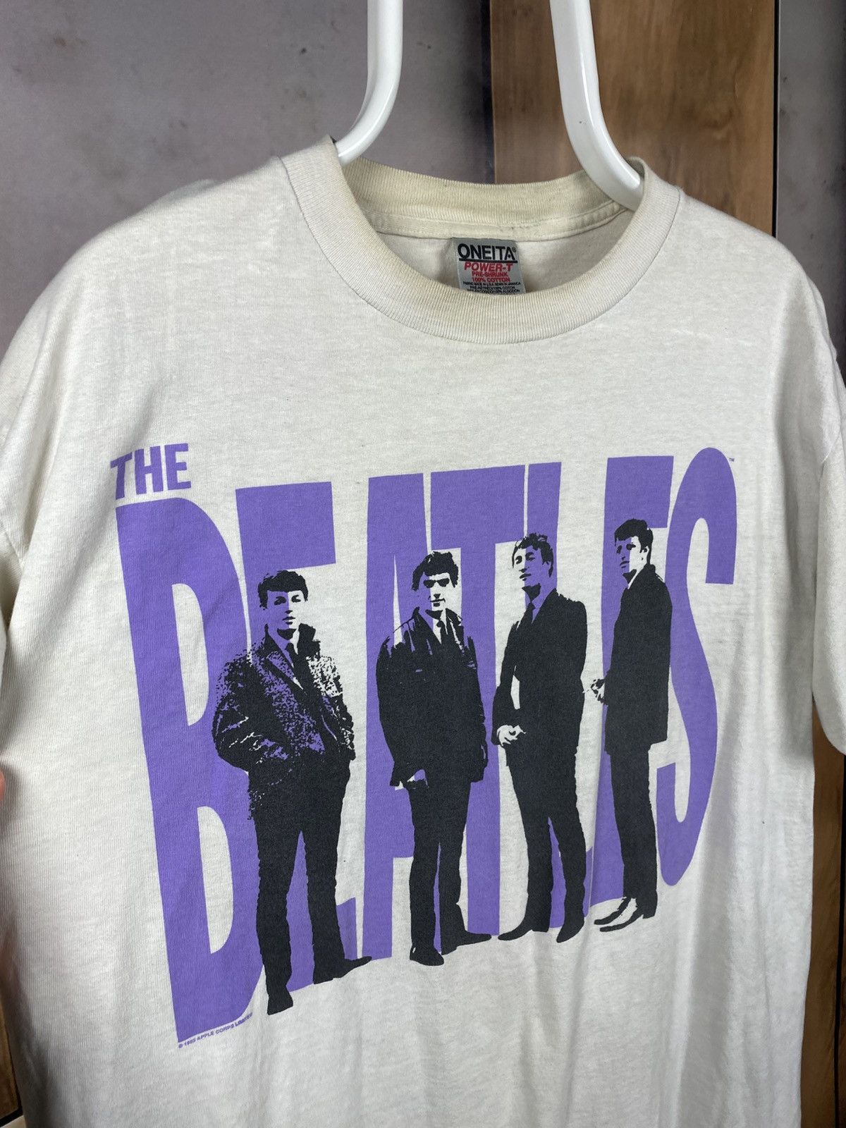 Band Tees 🎸Vintage 1995 T-Shirt The Beatles Big Logo VTG Tee🎸 Size US L / EU 52-54 / 3 - 2 Thumbnail