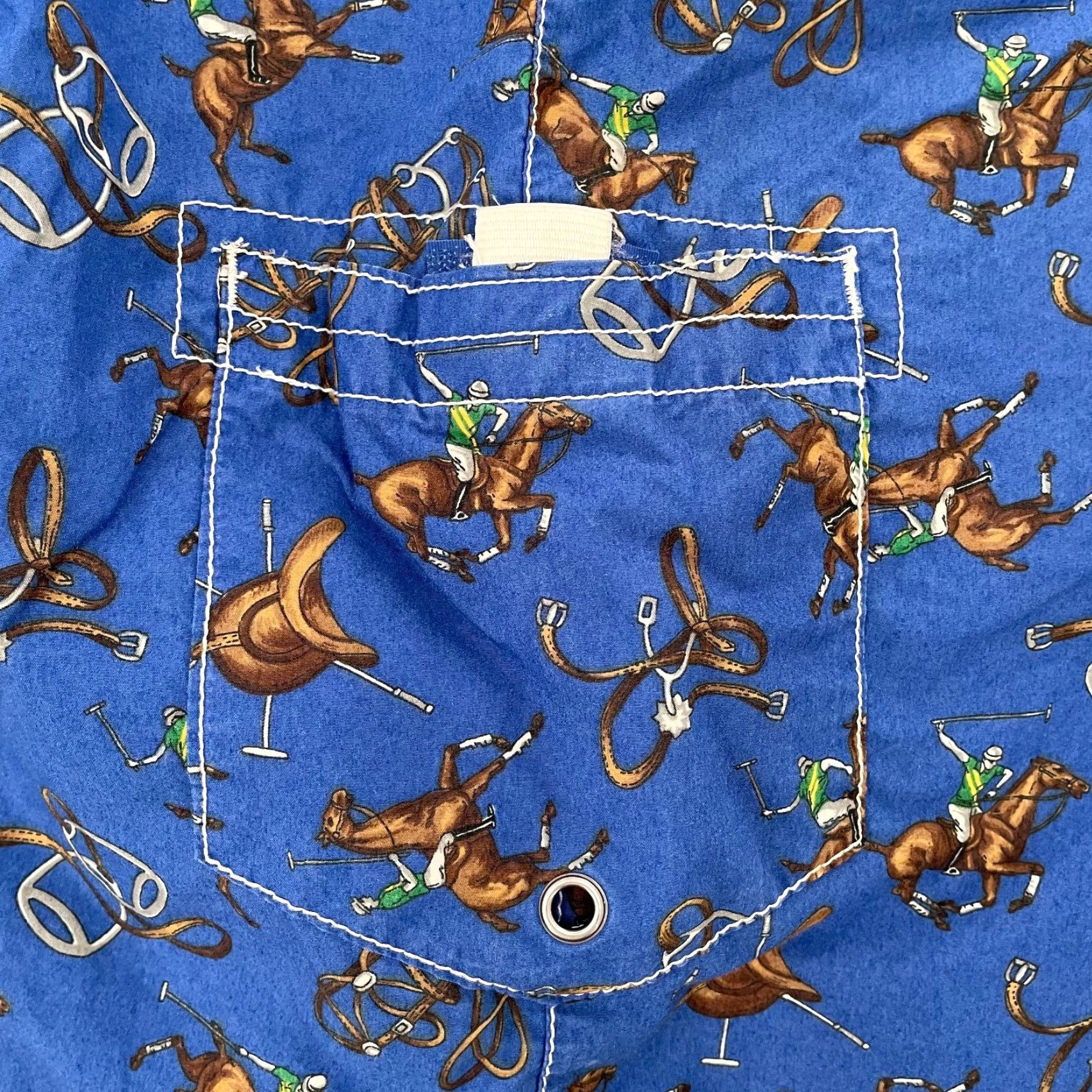Polo Ralph Lauren Vintage Polo Ralph Lauren Swim Shorts All Over Print Blue Men 38 Beach Logo Water Polo Size US M / EU 48-50 / 2 - 5 Thumbnail