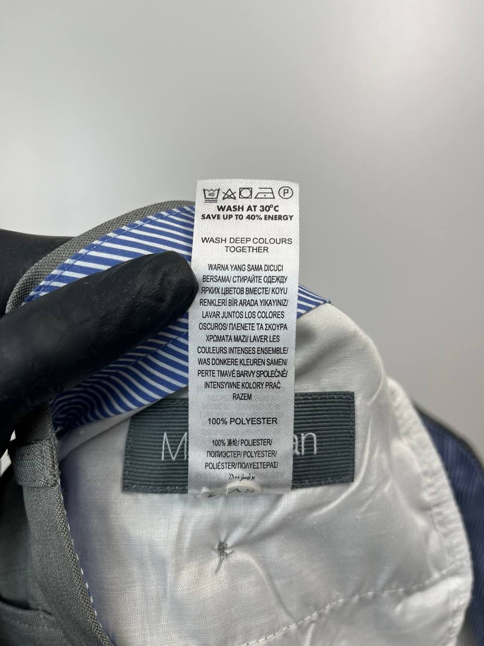 Other M&S Marks Spencer Mens Dress Pants Light Grey Trousers 32x29 Size US 34 / EU 50 - 4 Thumbnail
