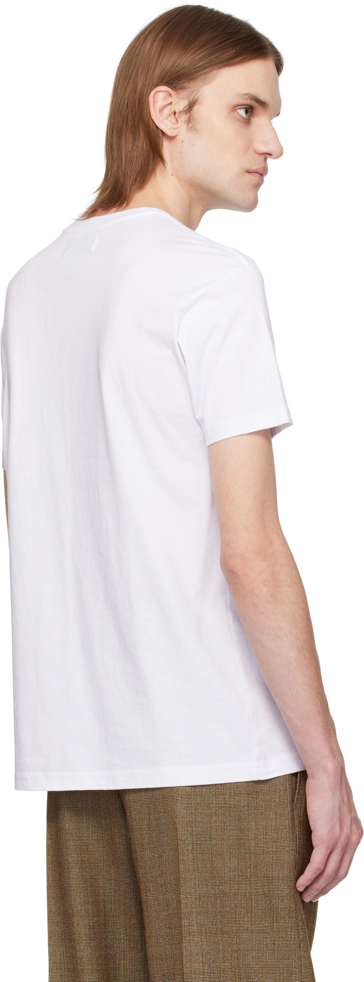 Vivienne Westwood o1f1d3z0426 Orb Classic T-Shirt in White Size US XL / EU 56 / 4 - 4 Thumbnail