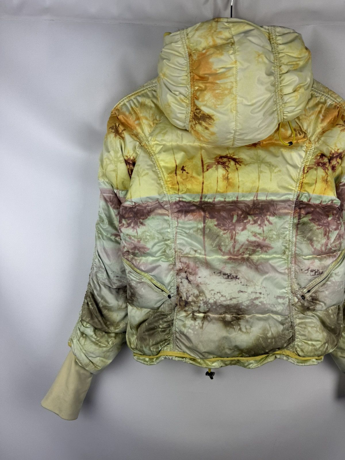 Japanese Brand KRU Ladies Hooded Down Puffer Patterned Ski Jacket Size XS Size XS / US 0-2 / IT 36-38 - 11 Thumbnail