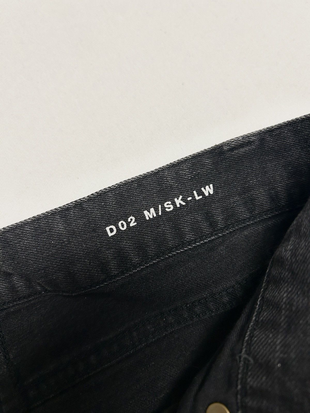 Saint Laurent Paris SS2015 Waxed Denim Jeans Size US 30 / EU 46 - 7 Thumbnail