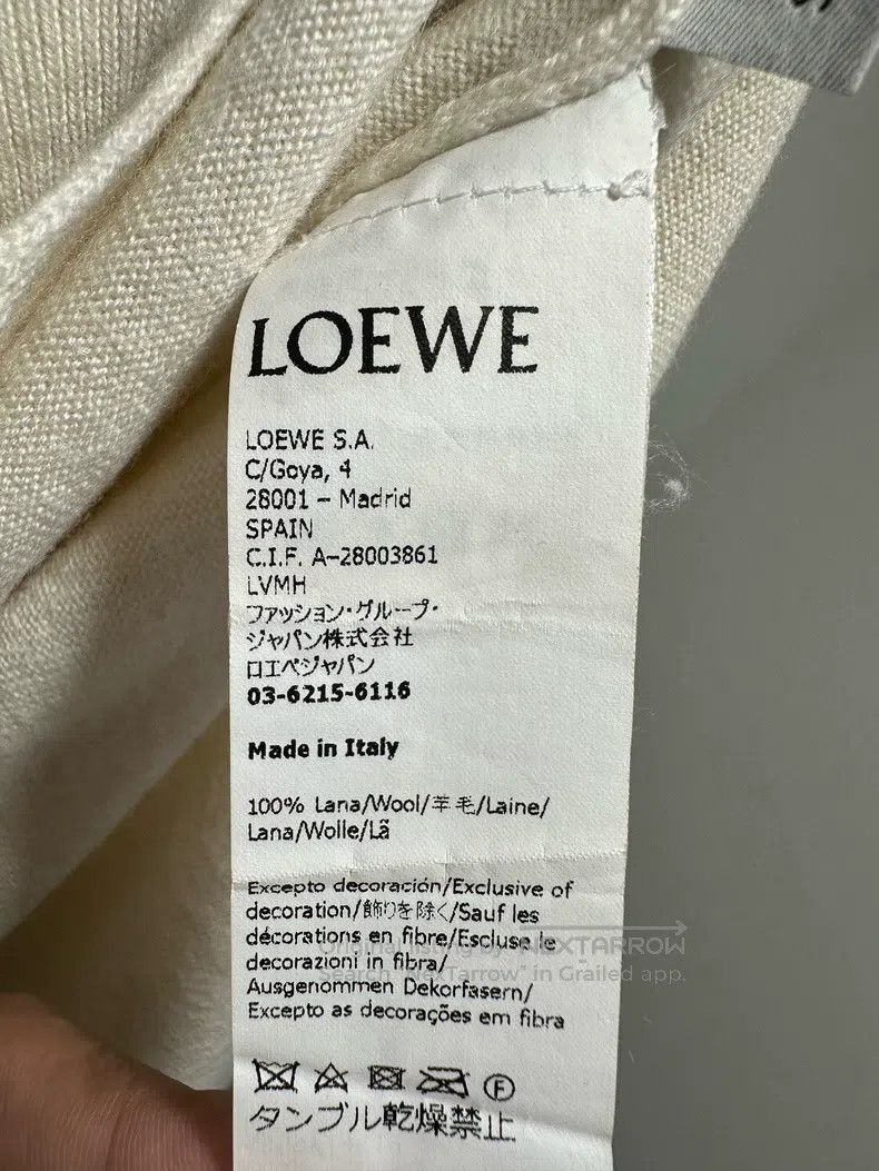 Loewe Loewe Pocket Embroidered Logo Wool Knit Top Size S / US 4 / IT 40 - 6 Thumbnail