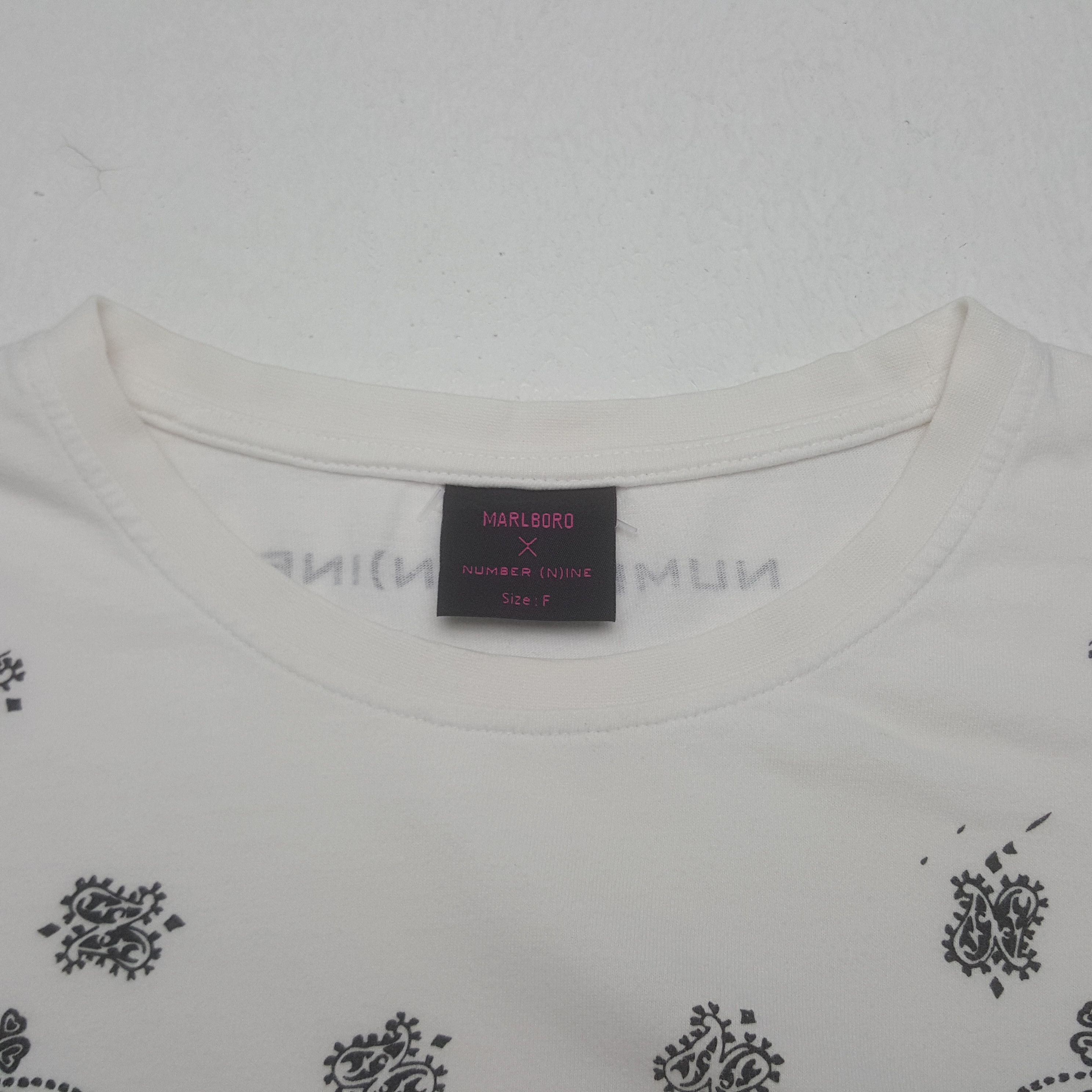 Japanese Brand × Marlboro × Number (N)ine Vintage Marlboro X Number Nine Tshirt Size US L / EU 52-54 / 3 - 8 Thumbnail