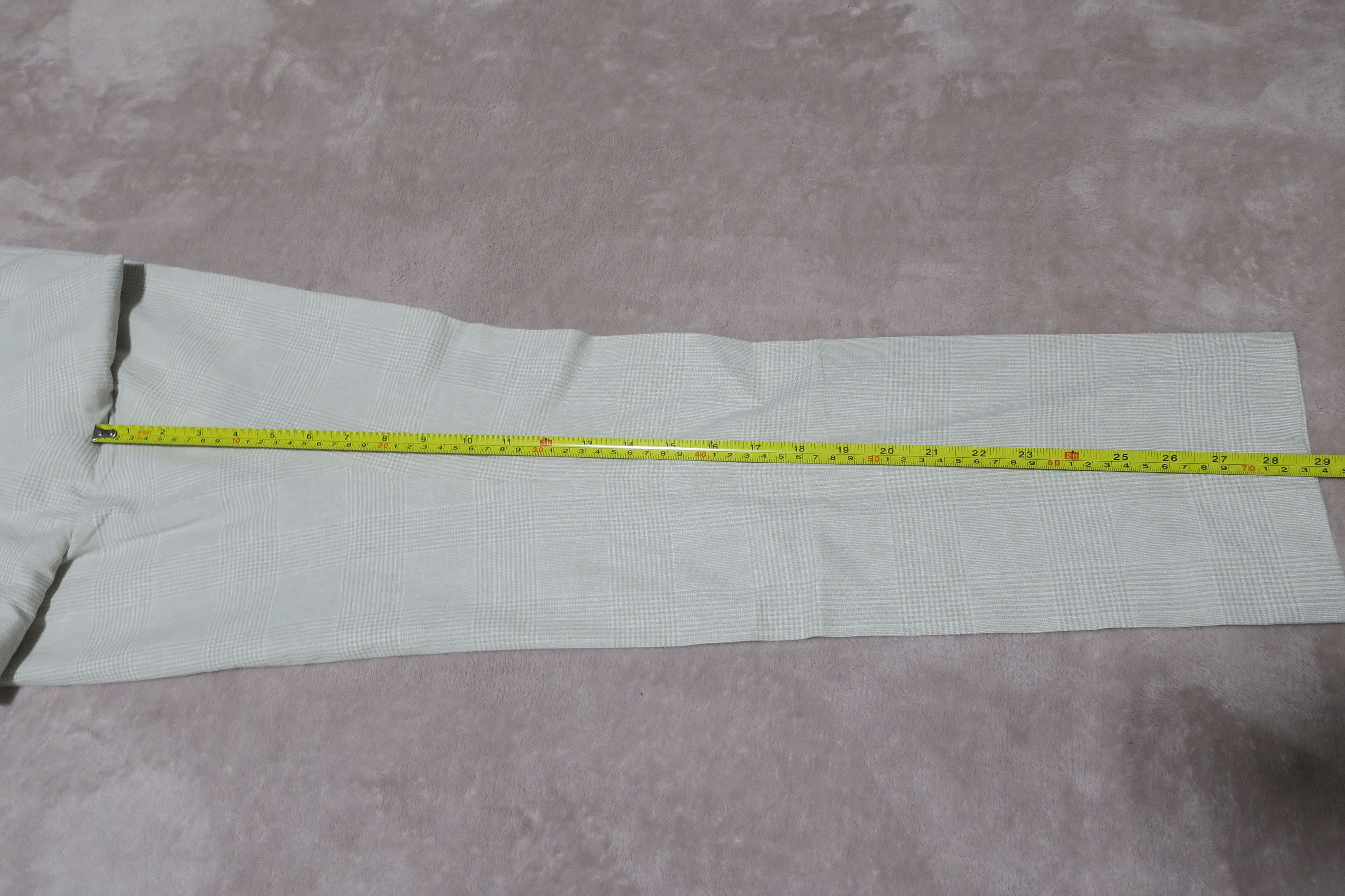 Express Beige Plaid Extra Slim Pants 30X32 (actual 32X28.75) Size US 30 / EU 46 - 4 Thumbnail