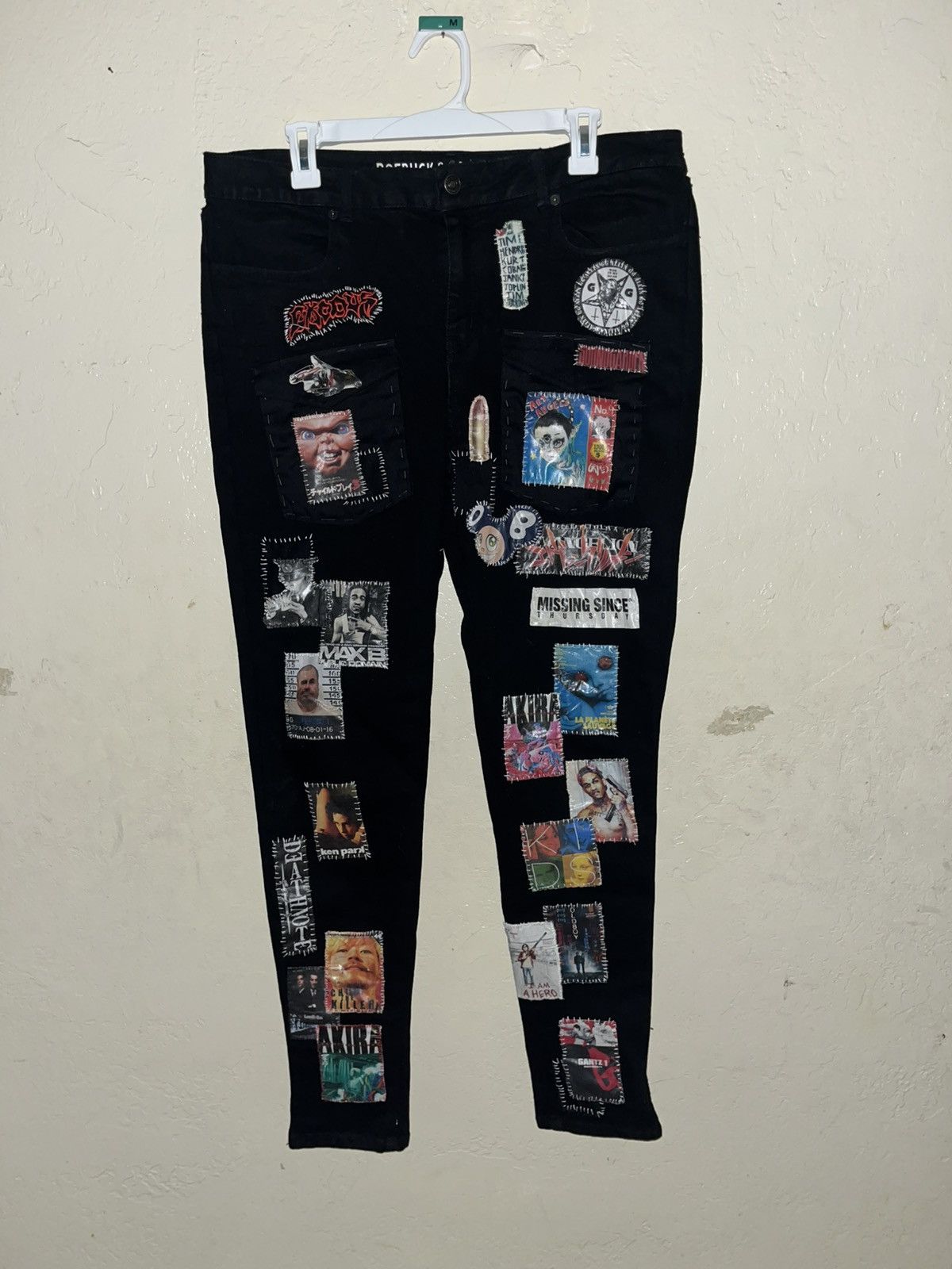 Missing Since Thursday Missing Since Thursday Patch Jeans Custom Size US 36 / EU 52 - 1 Thumbnail