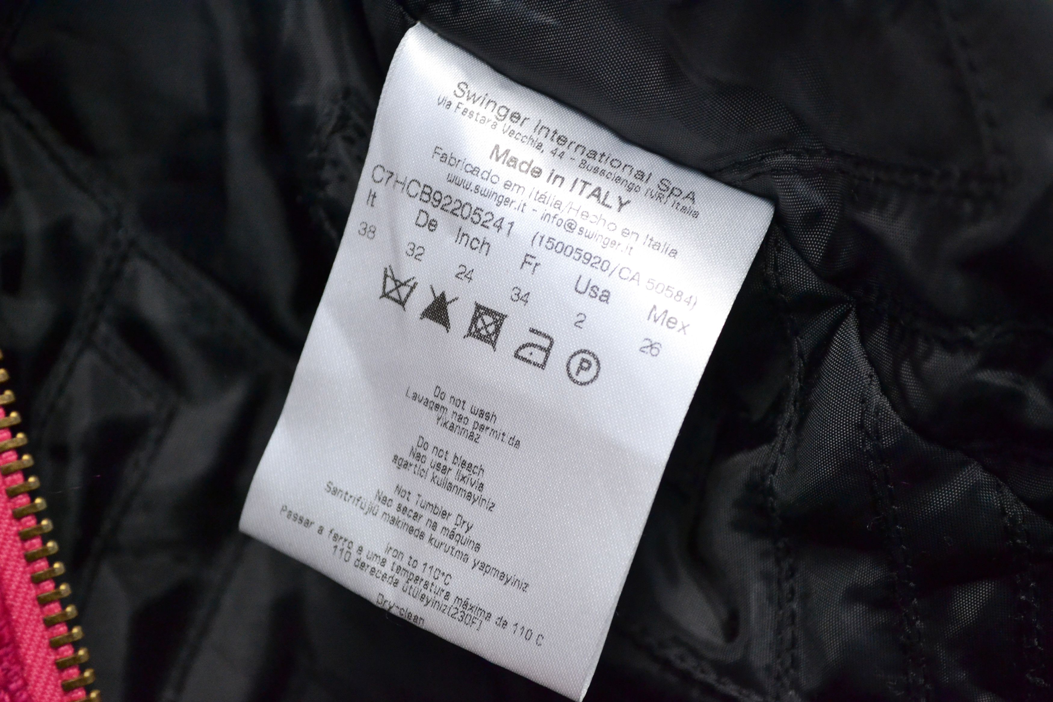 Versace Versace Jeans Virgin Wool Cotton Pink Belted Women’s Coat Size XS / US 0-2 / IT 36-38 - 8 Thumbnail