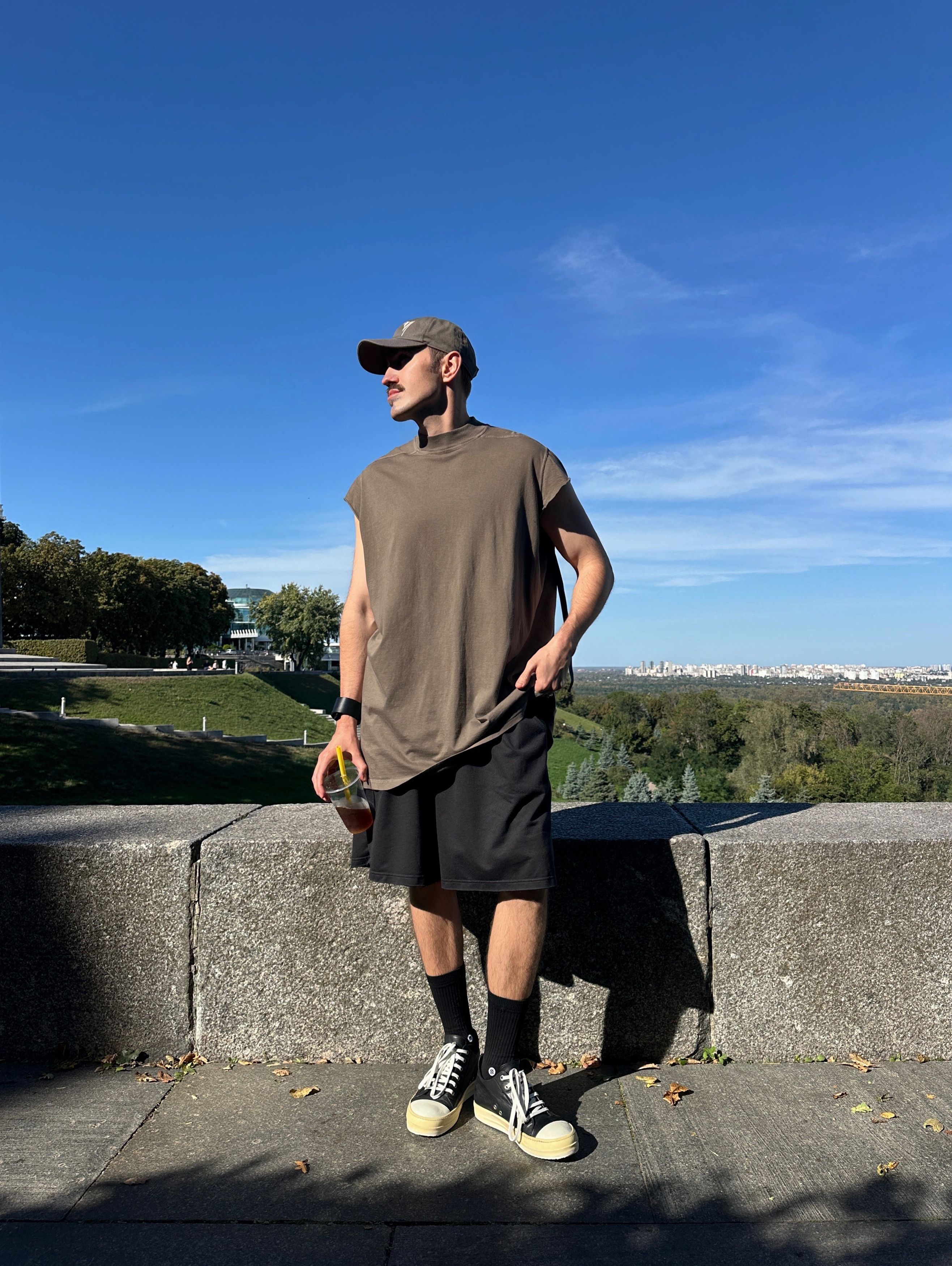 Rick Owens Drkshdw Drkshdw Oversized Cotton T-Shirt With Relaxed Fit Size US L / EU 52-54 / 3 - 1 Thumbnail