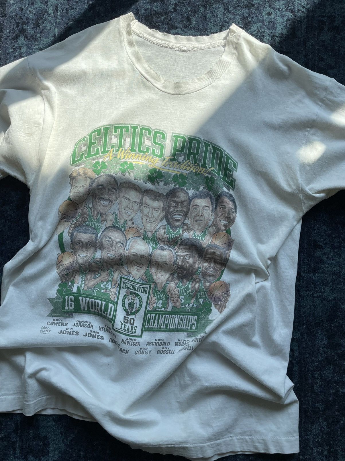 NBA × Vintage Celtics World Championship 90's Size US XL / EU 56 / 4 - 2 Thumbnail