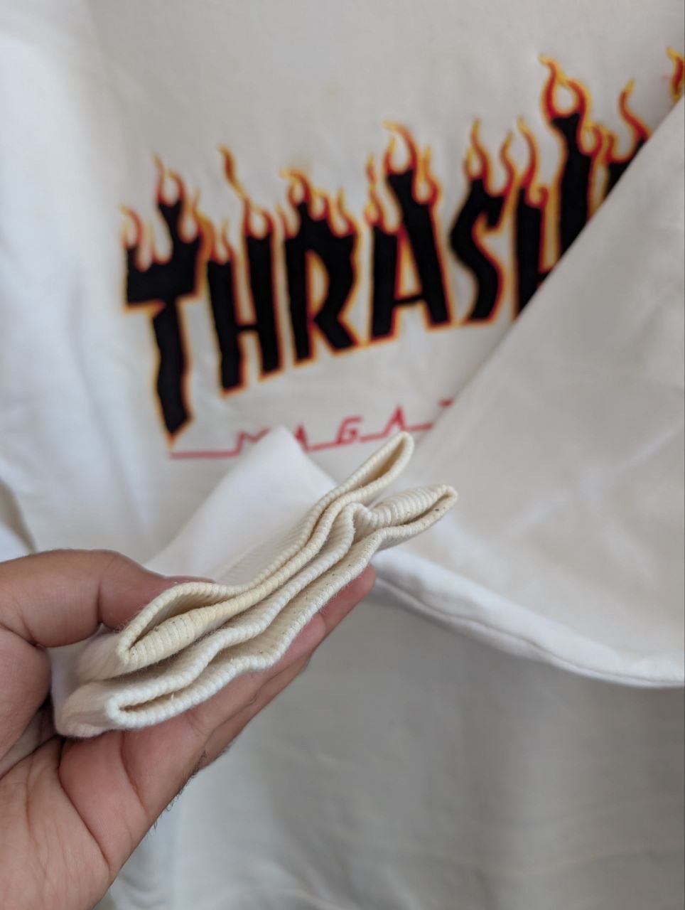 Thrasher vintage THRASHER magazine fire burning embroidered logo Size US L / EU 52-54 / 3 - 7 Thumbnail