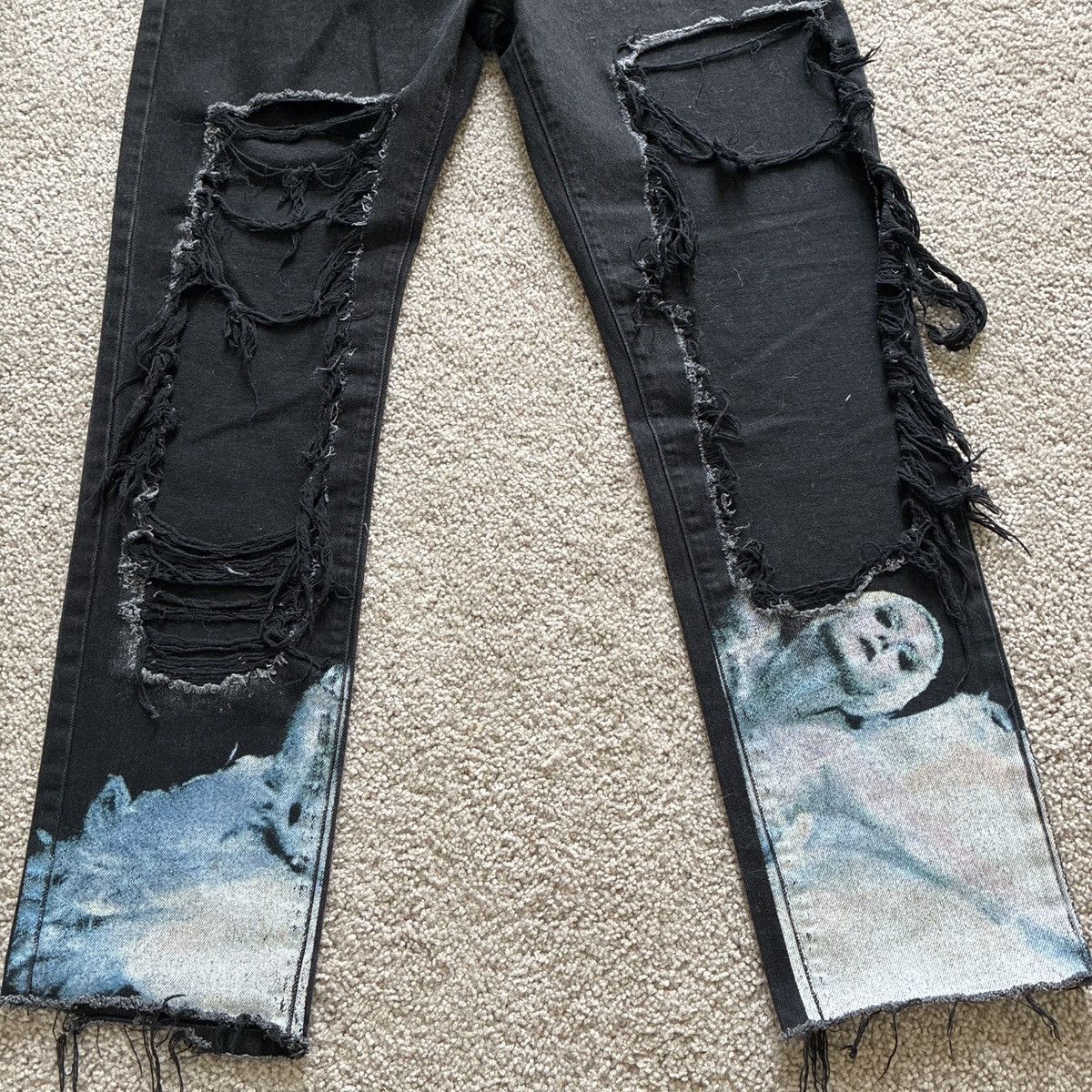 Other Sarahs Contour Super Ripped graphic Jeans Size US 34 / EU 50 - 2 Thumbnail