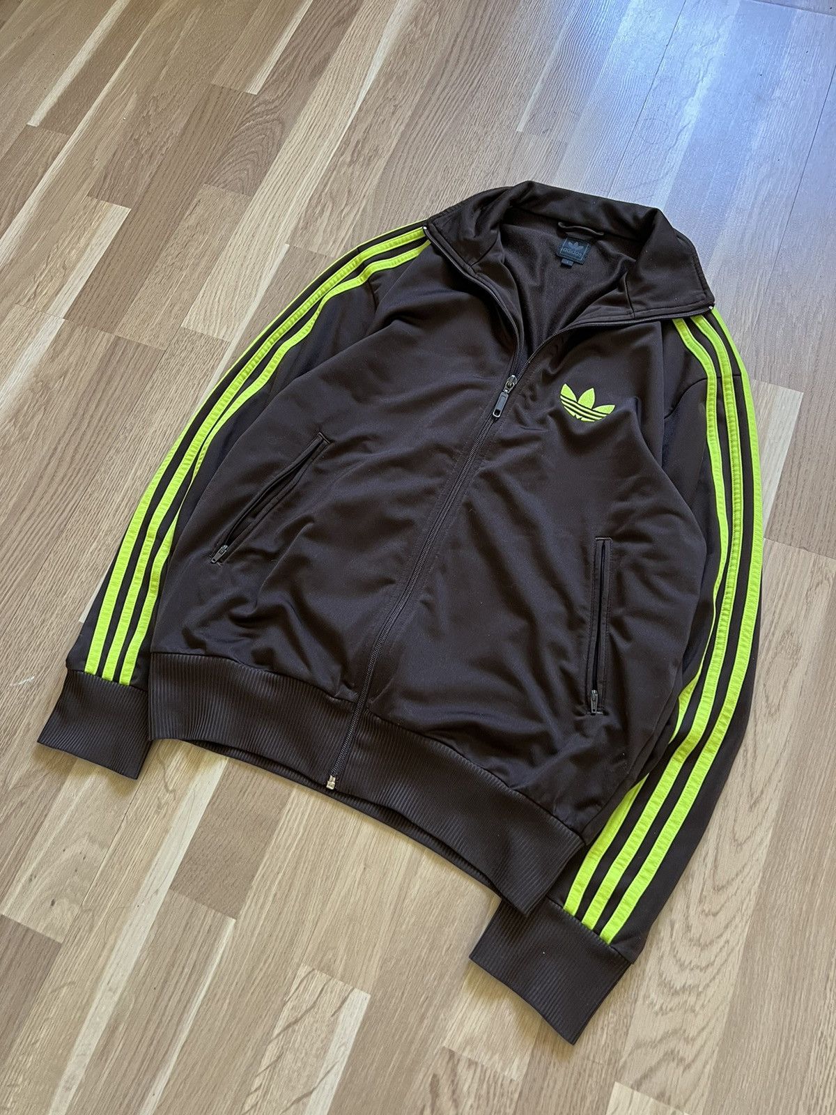 Vintage Adidas vintage brown original firebird track jacket brown 90 Size US M / EU 48-50 / 2 - 4 Thumbnail