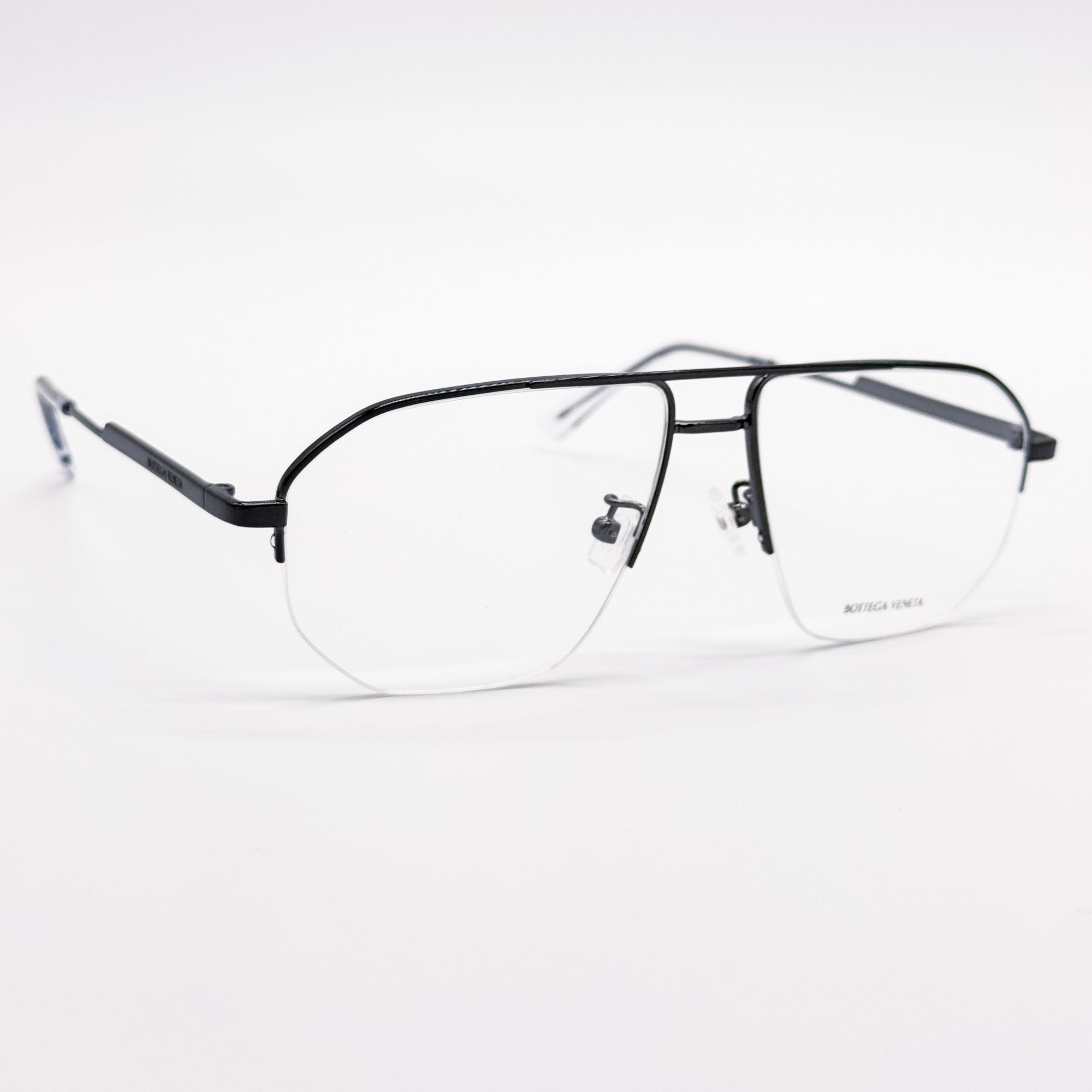 Bottega Veneta NEW BOTTEGA VENETA EYEGLASSES BV1109O 001 BLACK AVIATOR UNIS Size ONE SIZE - 2 Thumbnail