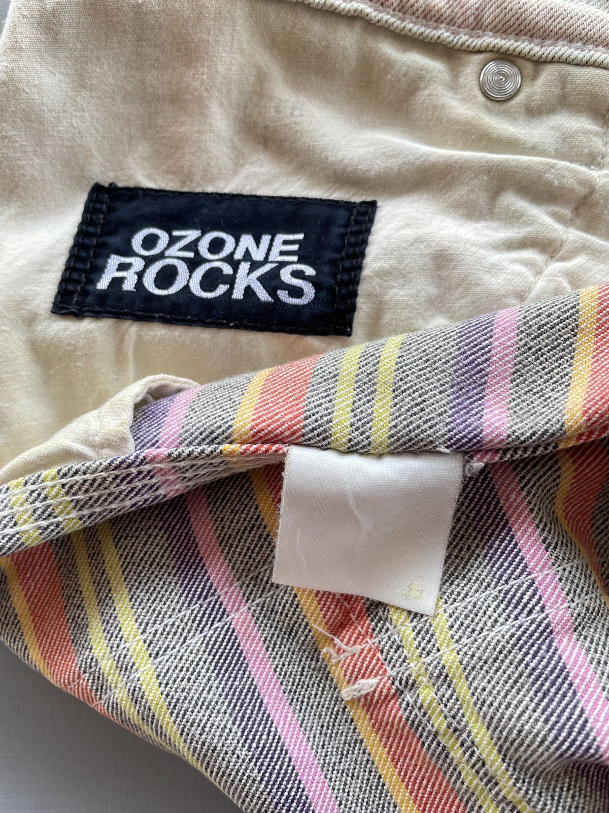 Rainbow OZONE ROCKS MULTICOLOR CARPENTER JEANS Size US 34 / EU 50 - 16 Thumbnail