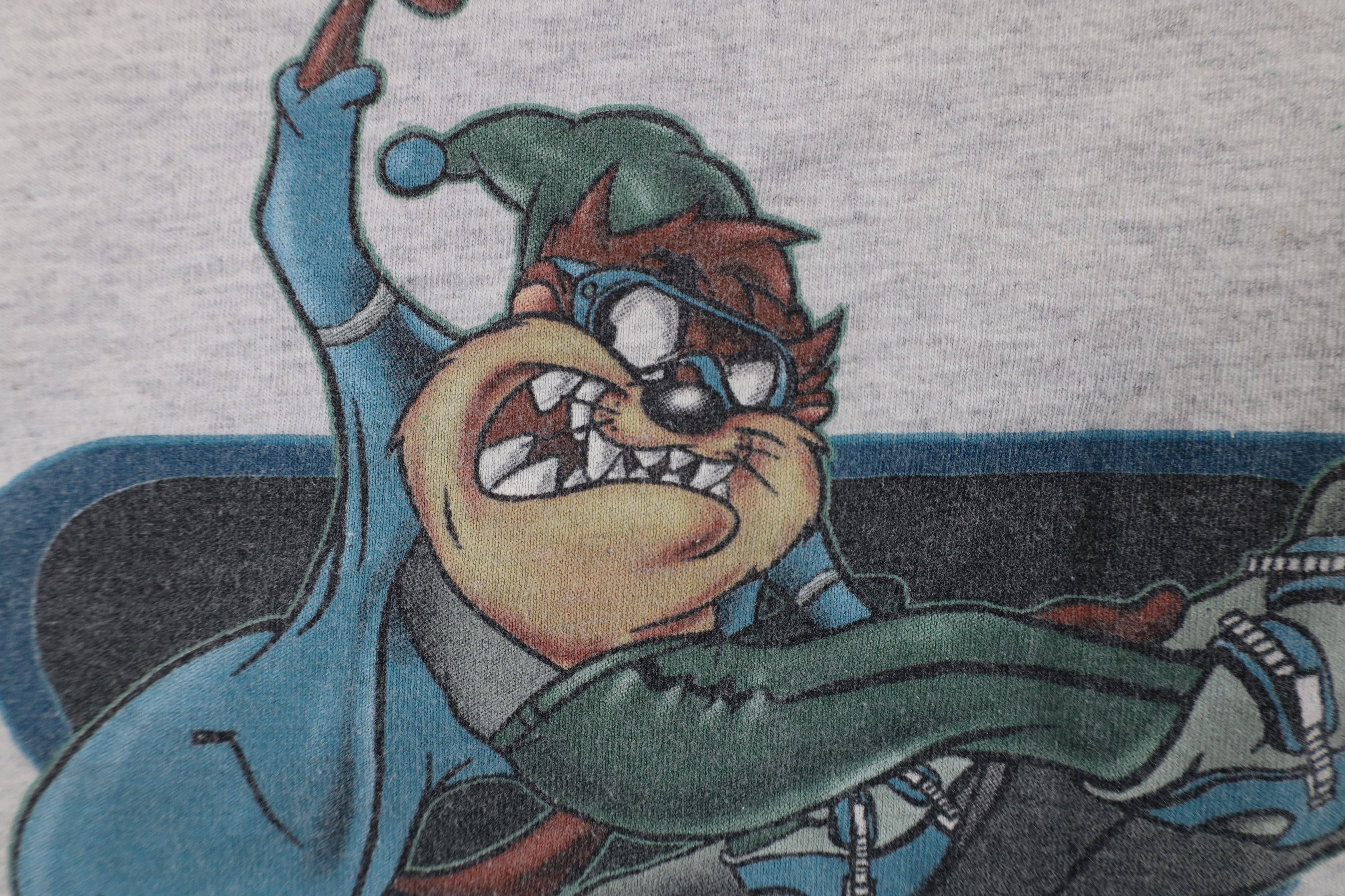 Vintage Vintage 90s Looney Tunes Snowboard Air Long Sleeve T-Shirt Size US XL / EU 56 / 4 - 6 Thumbnail