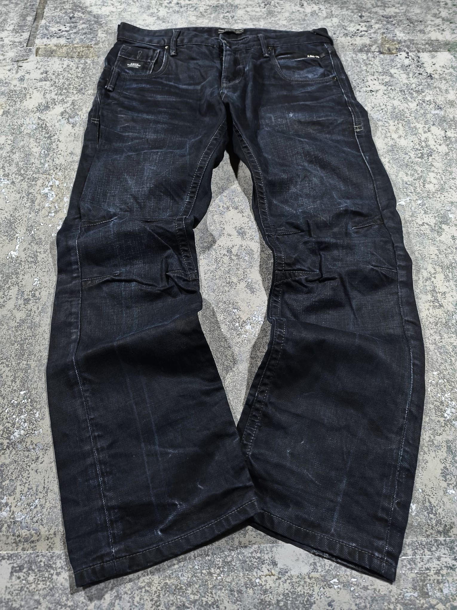 Hysteric Glamour vtg jack hedi slimane type biker denim shadowfaded Size US 33 - 1 Thumbnail