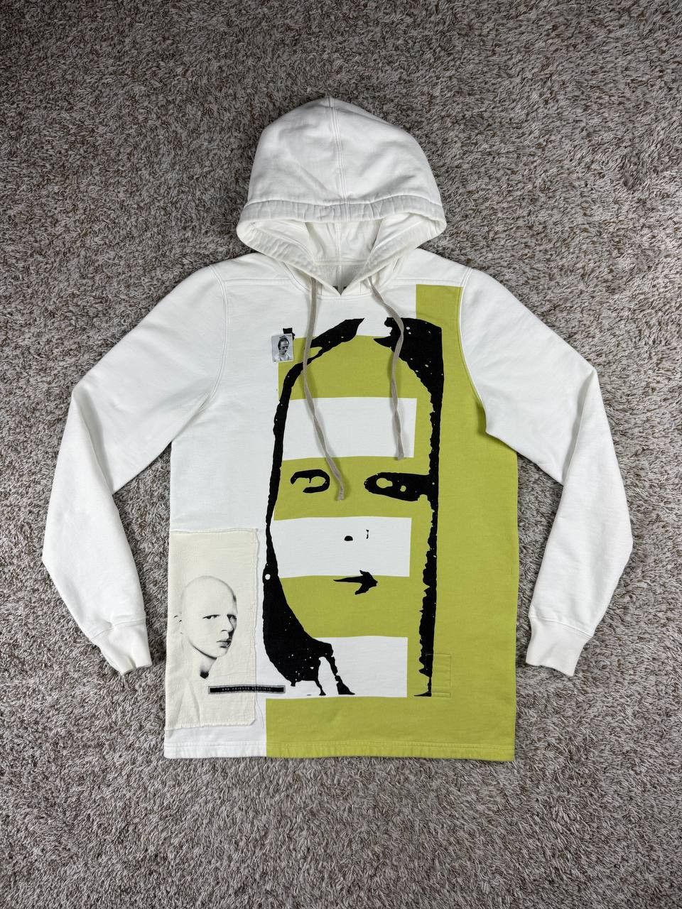 Rick Owens Drkshdw Rick Owens Drkshdw Felpa Patch Detail Hoodie Size US XS / EU 42 / 0 - 1 Thumbnail