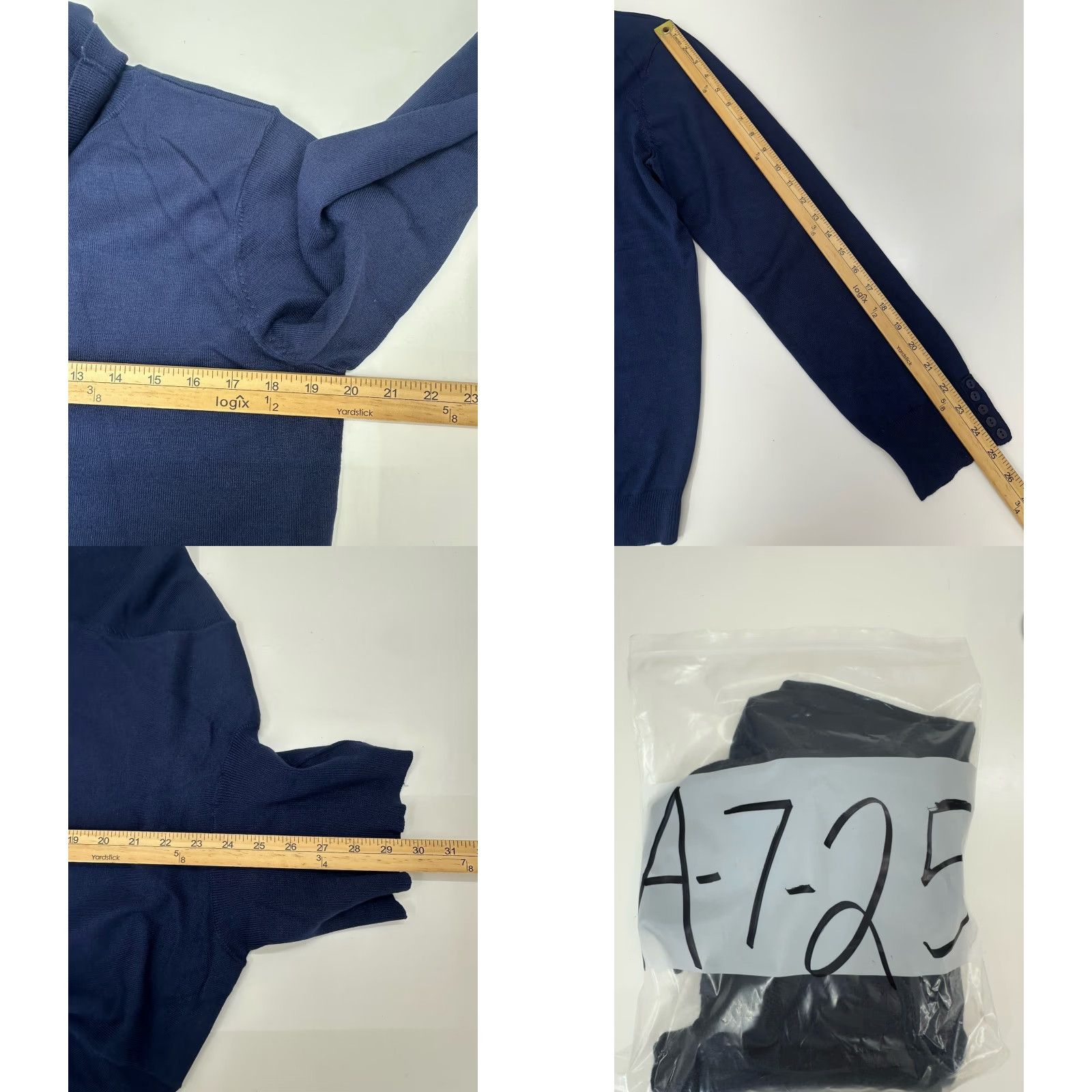 Architect Architect Womens Sweater XL Peacoat Navy Blue Turtleneck Pullover NWTs Solid Bohemian Classic Size XL / US 12-14 / IT 48-50 - 8 Thumbnail