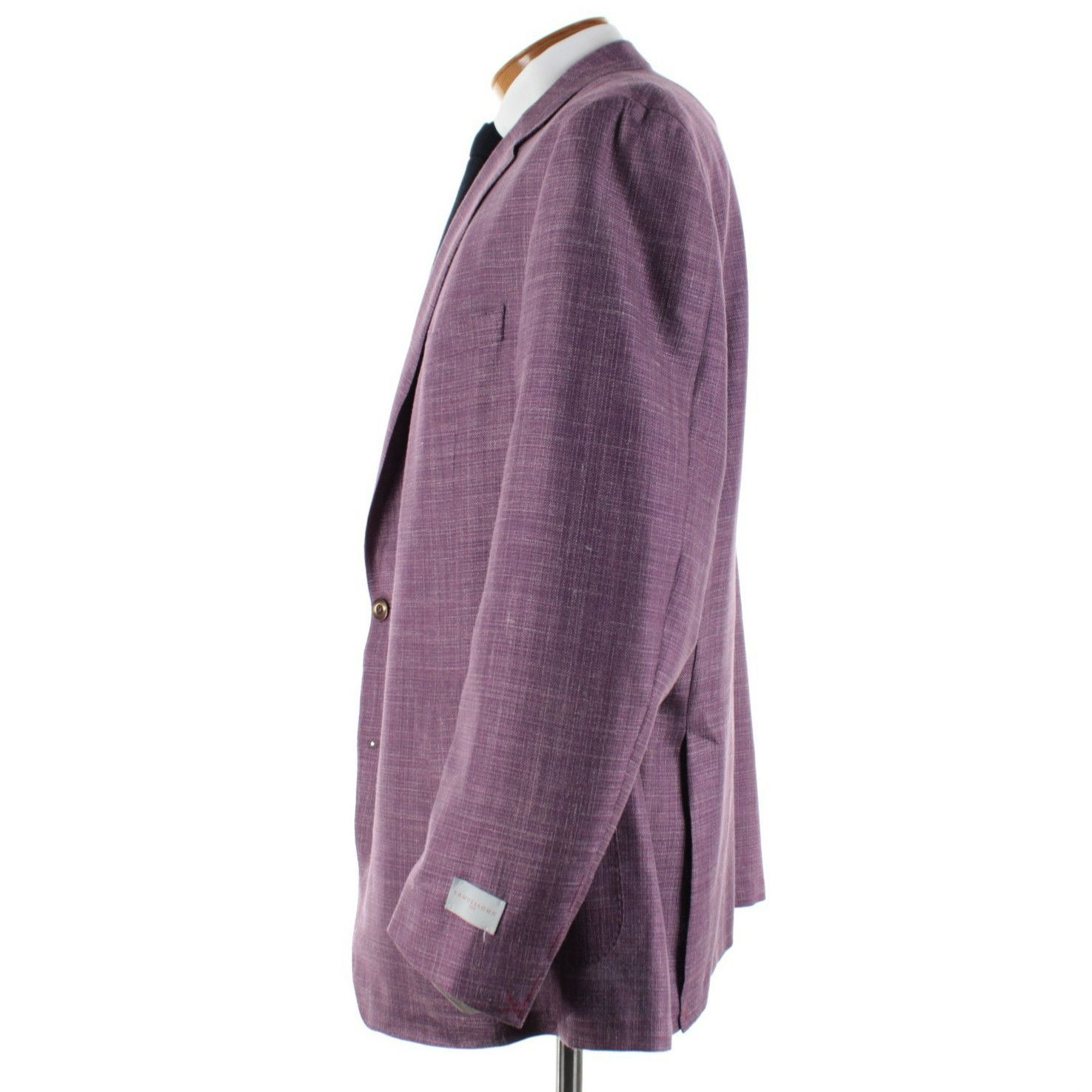 Samuelsohn Samuelsohn Sport Coat Size 52 Long US in Purple Size 52R - 4 Thumbnail