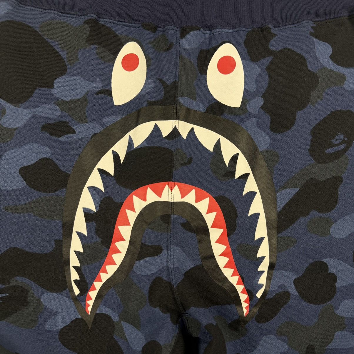 Bape Bape Color Camo Shark ‘Blue’ Sweat Shorts Size US 36 / EU 52 - 2 Thumbnail