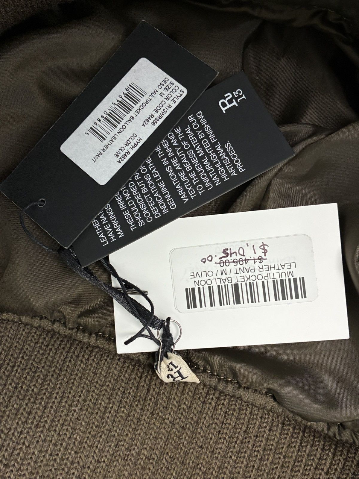 R13 Multipocket Leather Balloon Pants Medium Size 30" / US 8 / IT 44 - 8 Thumbnail
