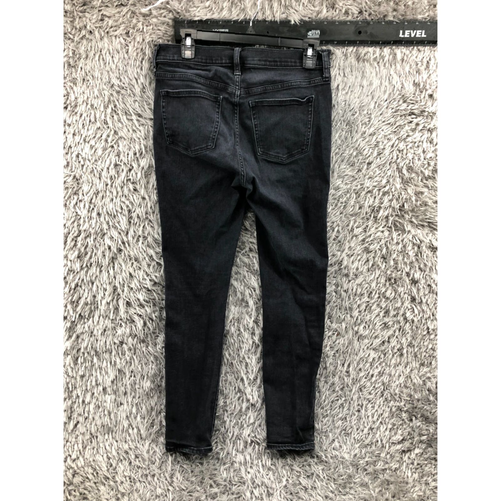 J.Crew J.CREW Toothpick Skinny Jeans 29 Womens Dark Wash Black Jeans Size 29" - 5 Thumbnail