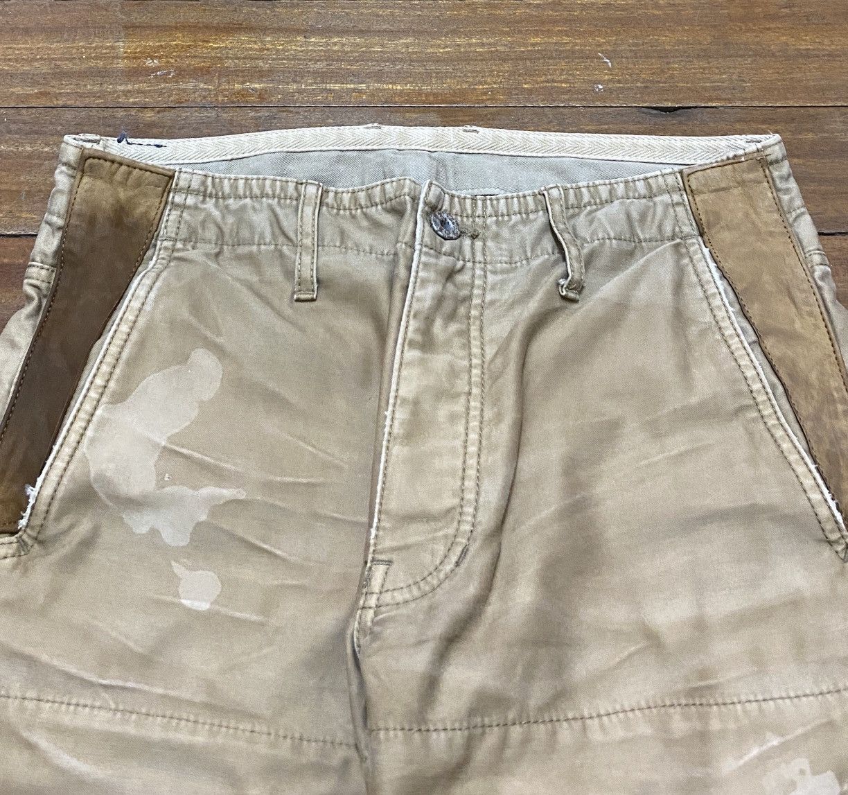 Isamu Katayama Backlash Isamu Katayama Backlash - Flared Pants Leather Pockets Size US 28 / EU 44 - 3 Thumbnail
