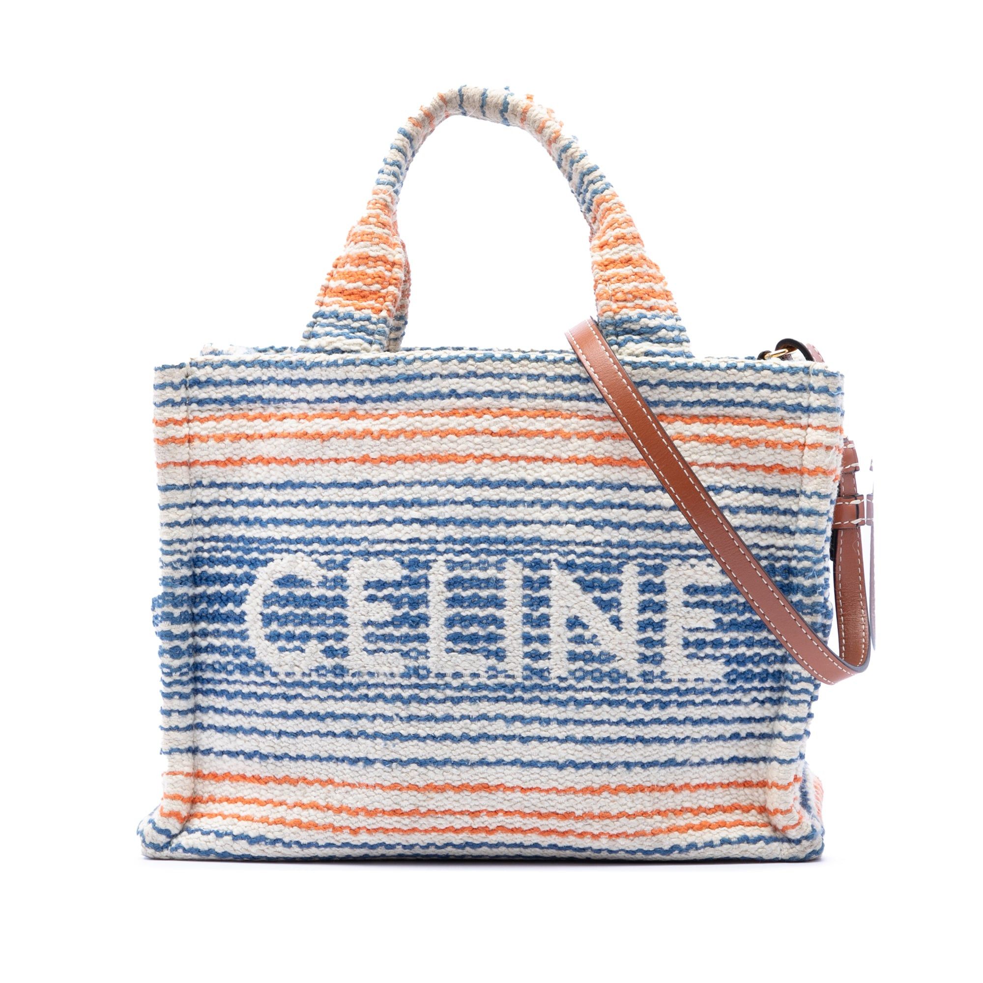Celine Small Canvas Cabas Thais Satchel Size ONE SIZE - 1 Thumbnail