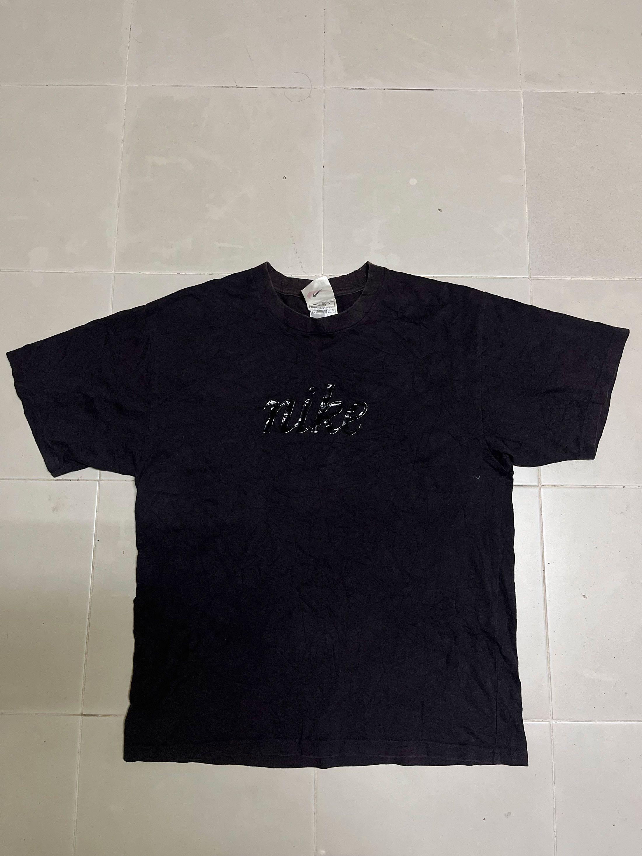 Nike × Sports Specialties Vintage Nike 2000s Centre Old Logo Plastic Spell Out Size US M / EU 48-50 / 2 - 1 Thumbnail