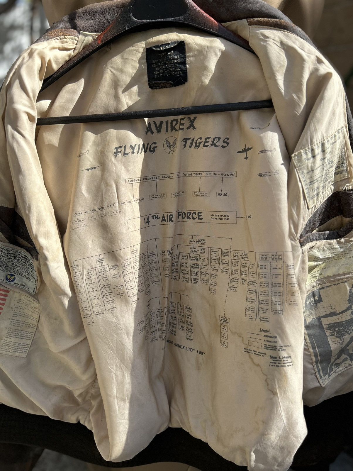 Avirex Avirex Vintage Flight Jacket Size US M / EU 48-50 / 2 - 7 Thumbnail