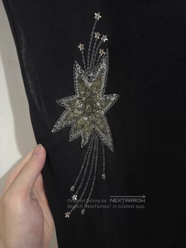 Saint Laurent Paris Saint Laurent Paris Mulberry Silk Embroidered Black Firewo Size US S / EU 44-46 / 1 - 5 Thumbnail